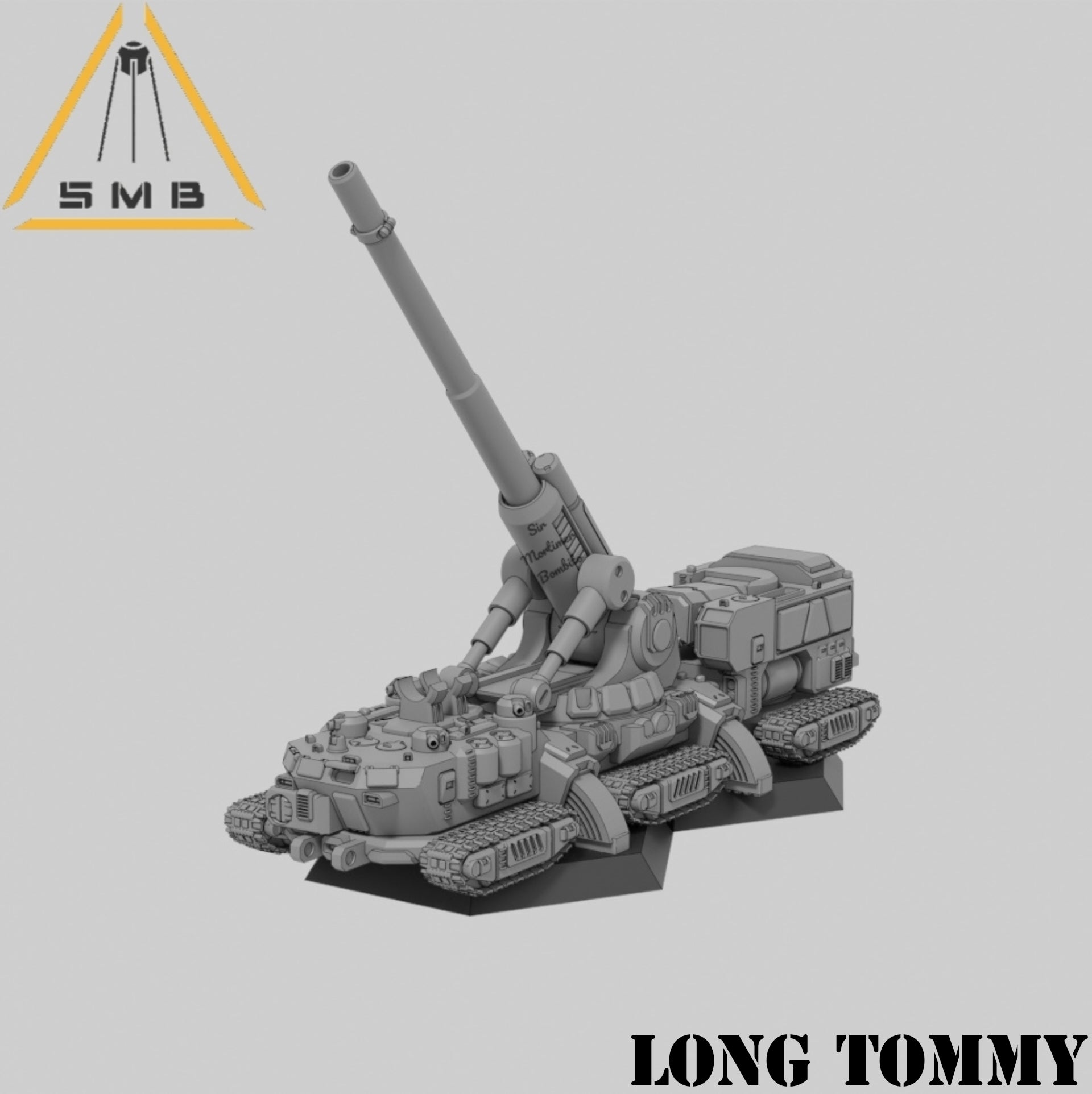 Long Tommy artillery. 3D printed mini.
