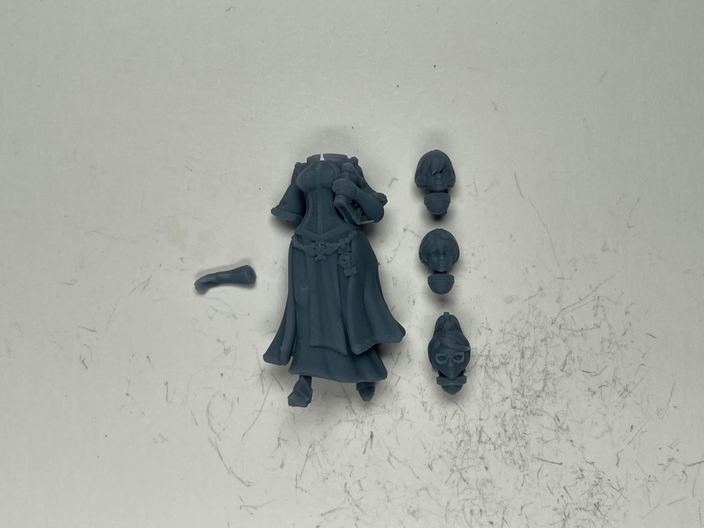 Space Nuns Librarian 1. 3D printed mini.