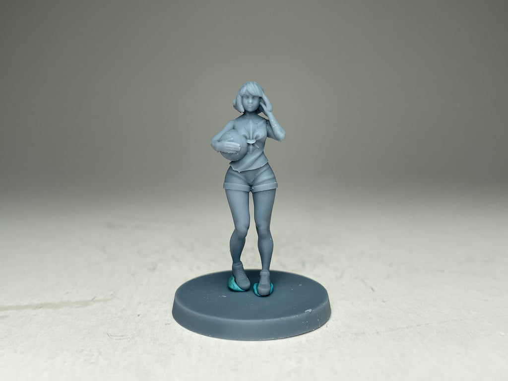 Space Nuns Gym Nun. 3D printed mini.