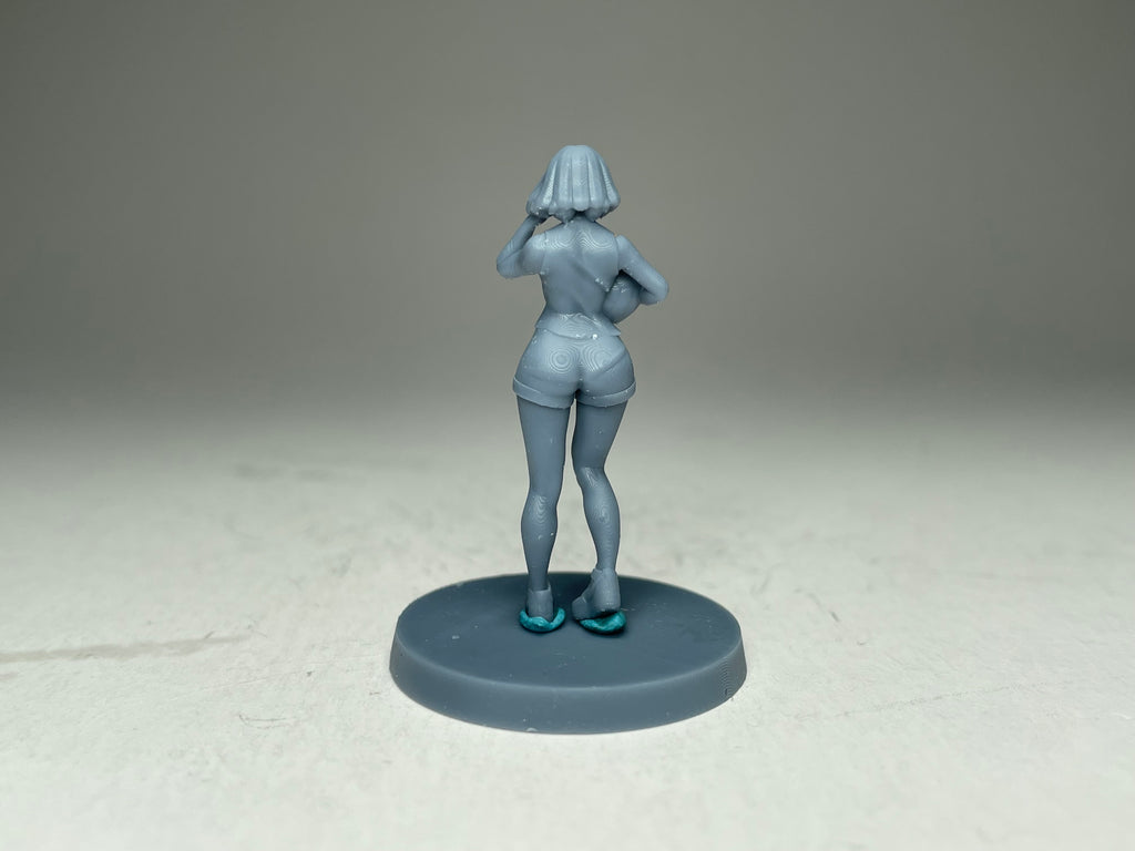 Space Nuns Gym Nun. 3D printed mini.
