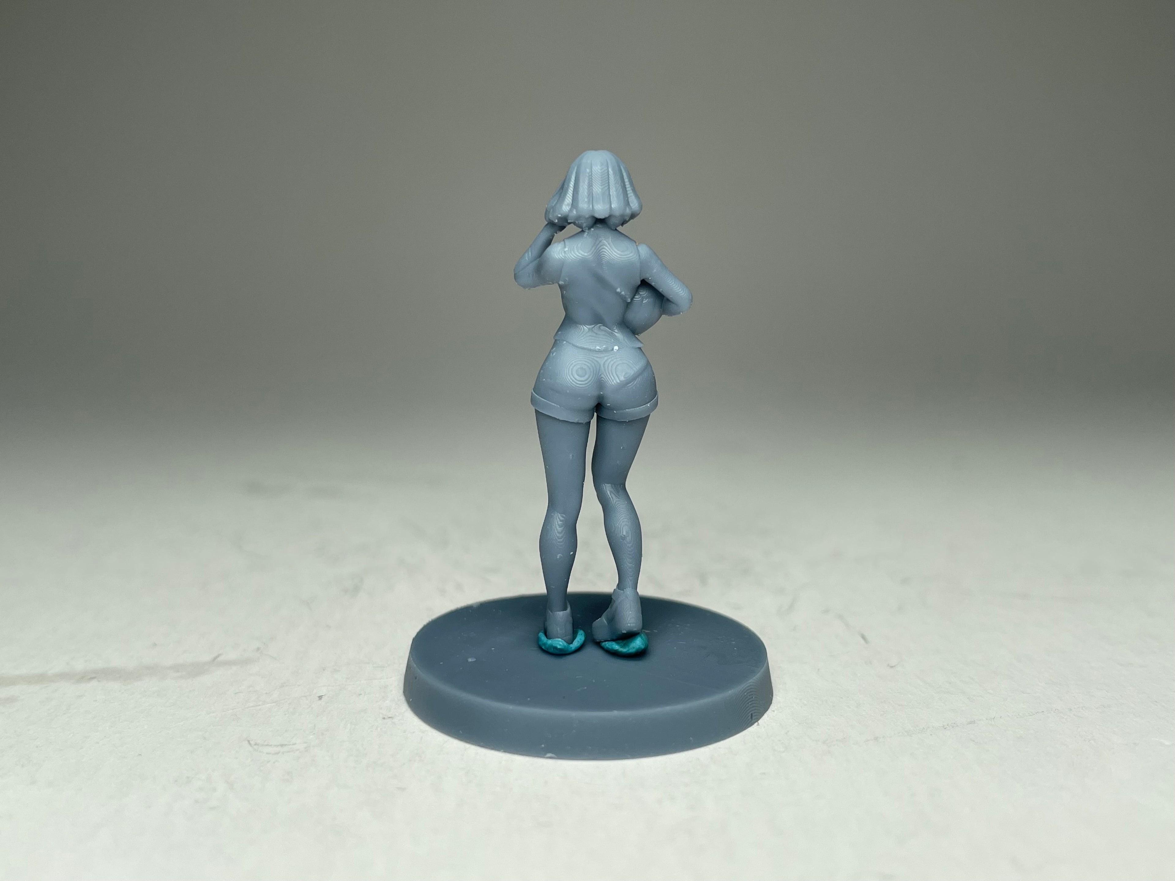 Space Nuns Gym Nun. 3D printed mini.