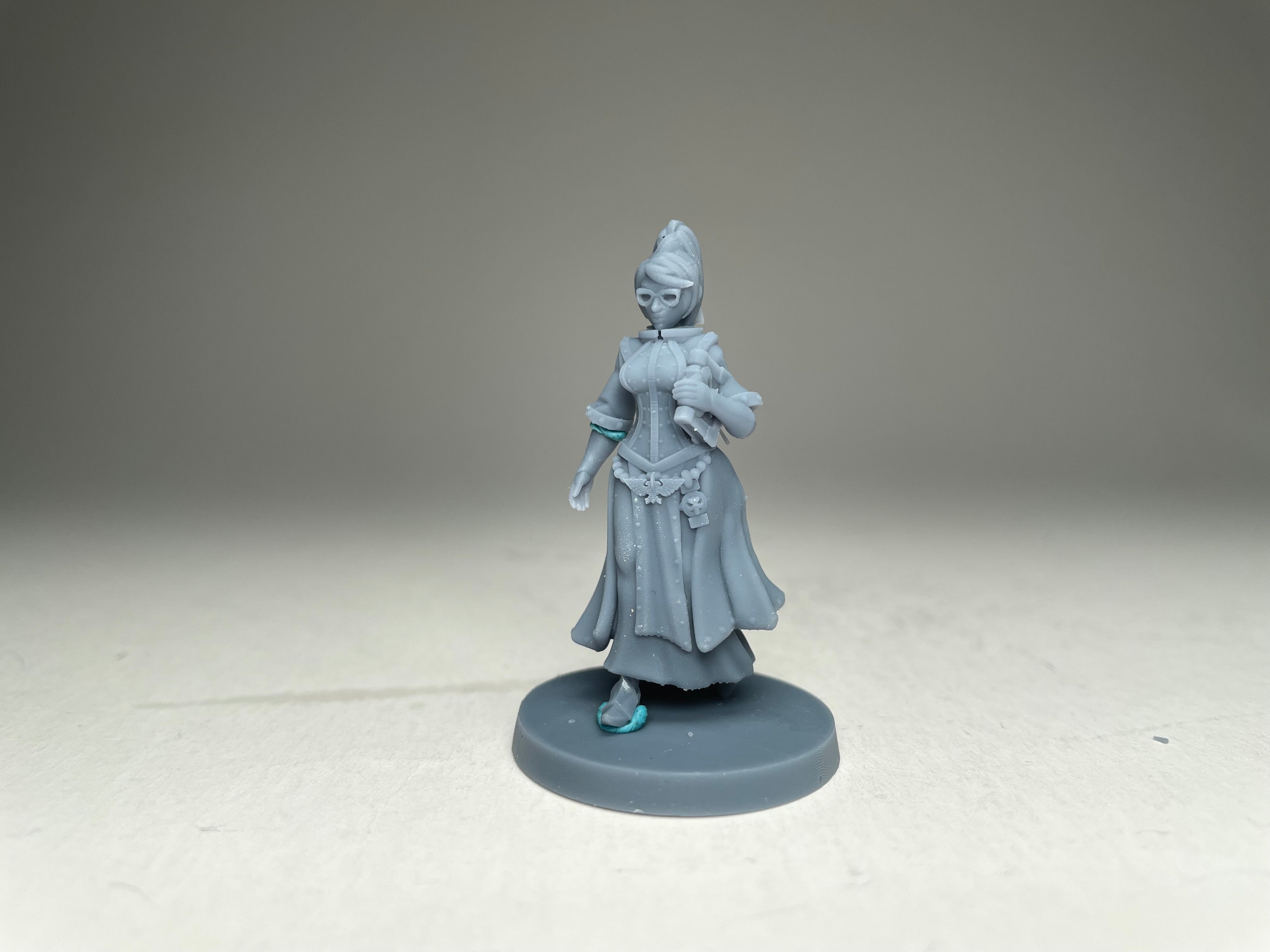 Space Nuns Librarian 1. 3D printed mini.