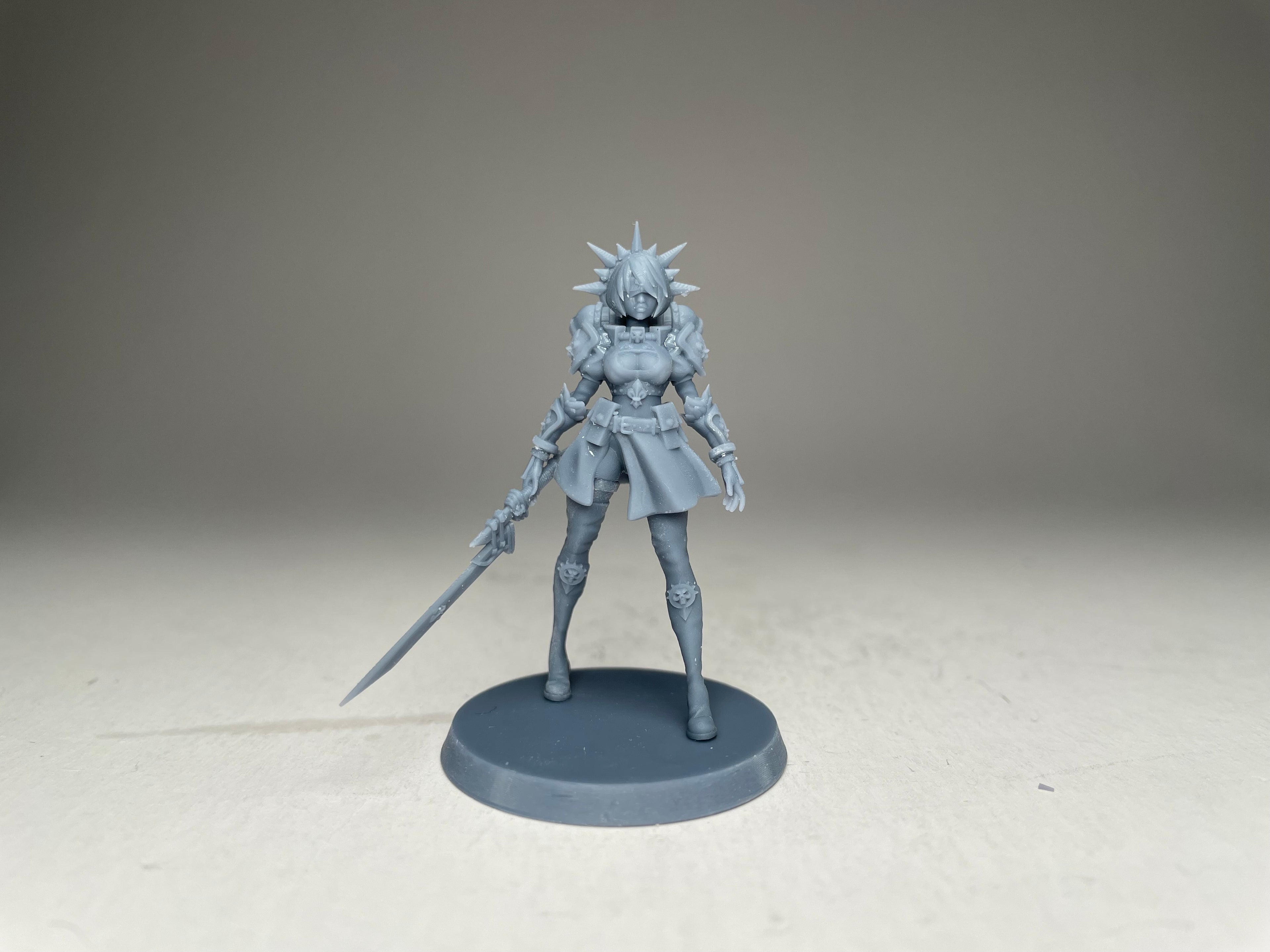 Space Nuns Sister Nier 1. 3D printed mini.