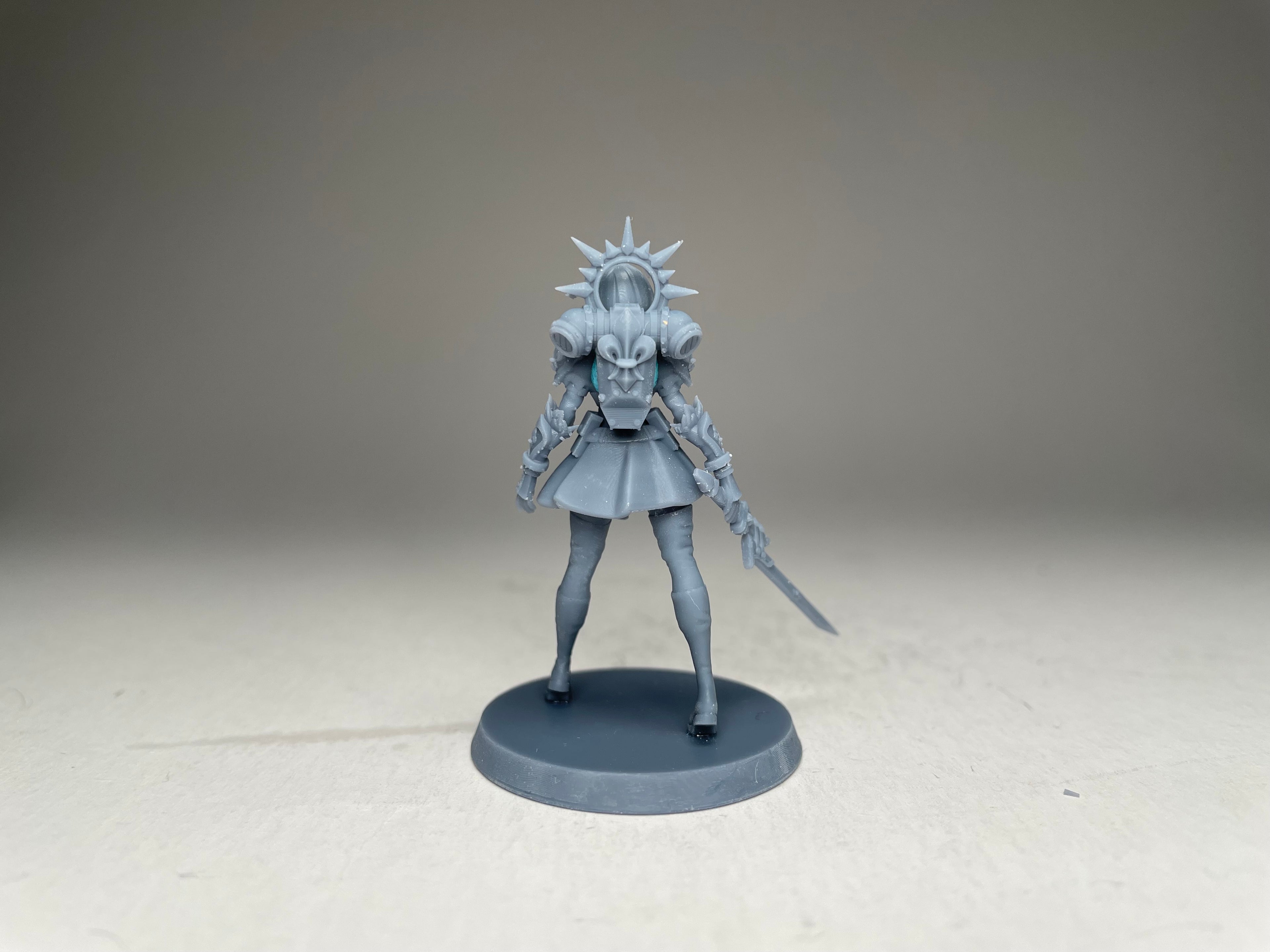 Space Nuns Sister Nier 1. 3D printed mini.