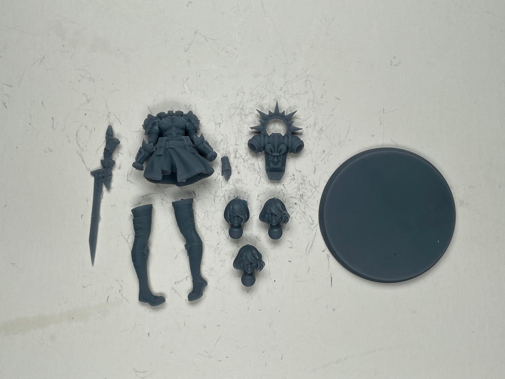 Space Nuns Sister Nier 1. 3D printed mini.