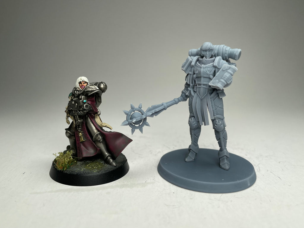 Matriarch Lady Aurelia. 3D printed mini.