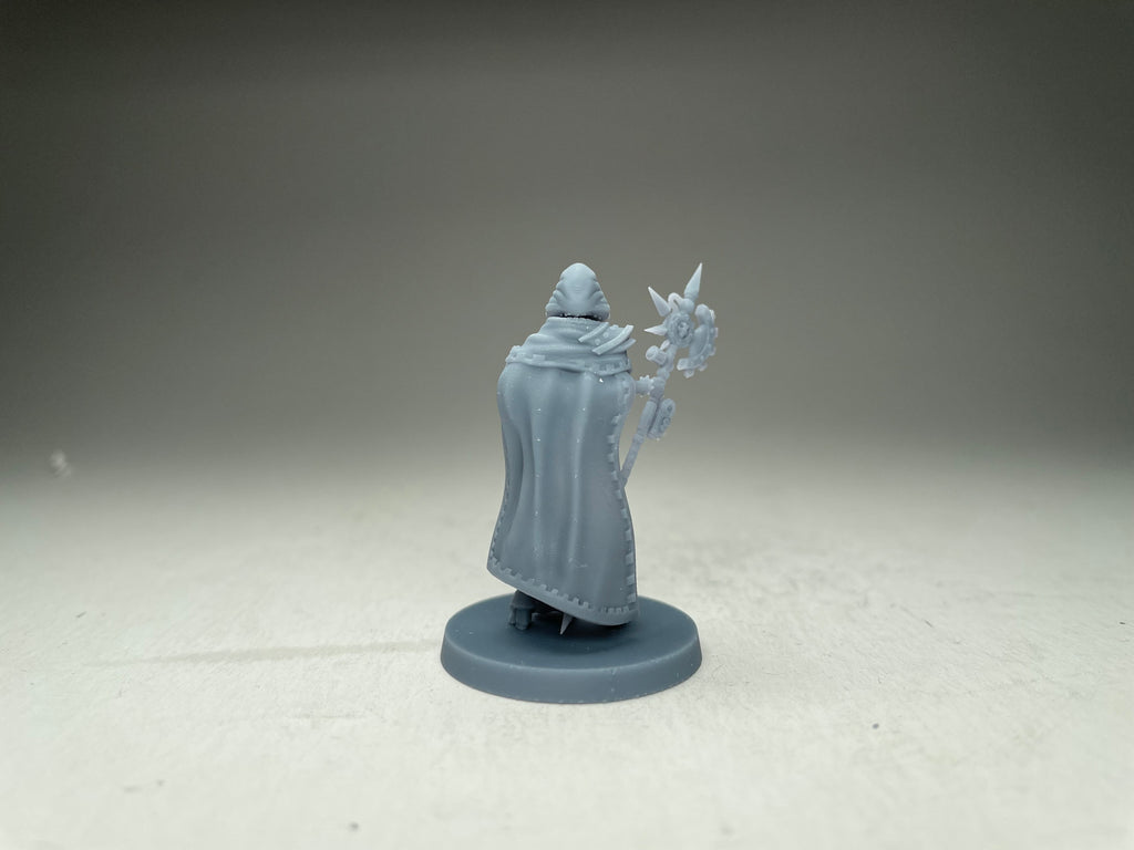 Space Nuns Tech Priestess (long cloak). 3D printed mini.