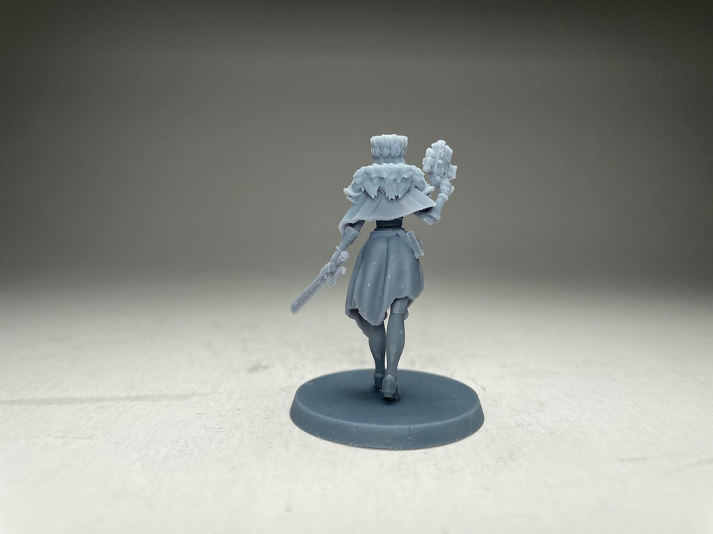 Space Nuns Superior Officer. 3D printed mini.