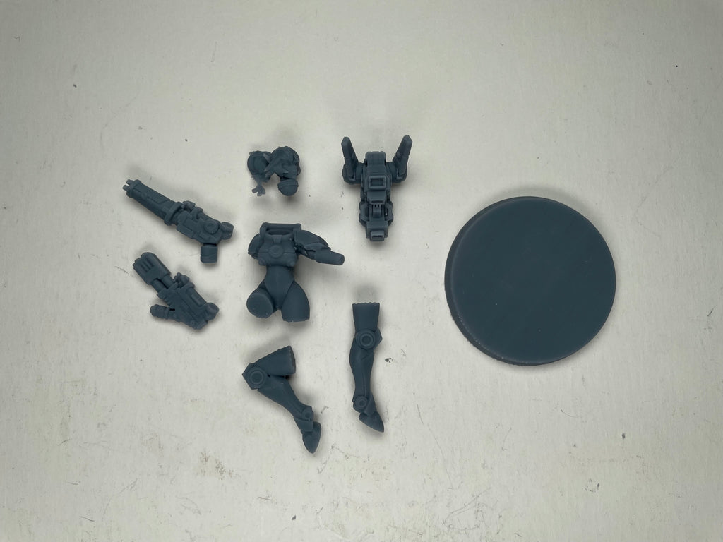 Greater Good Stealth Suit. 3D printed mini.