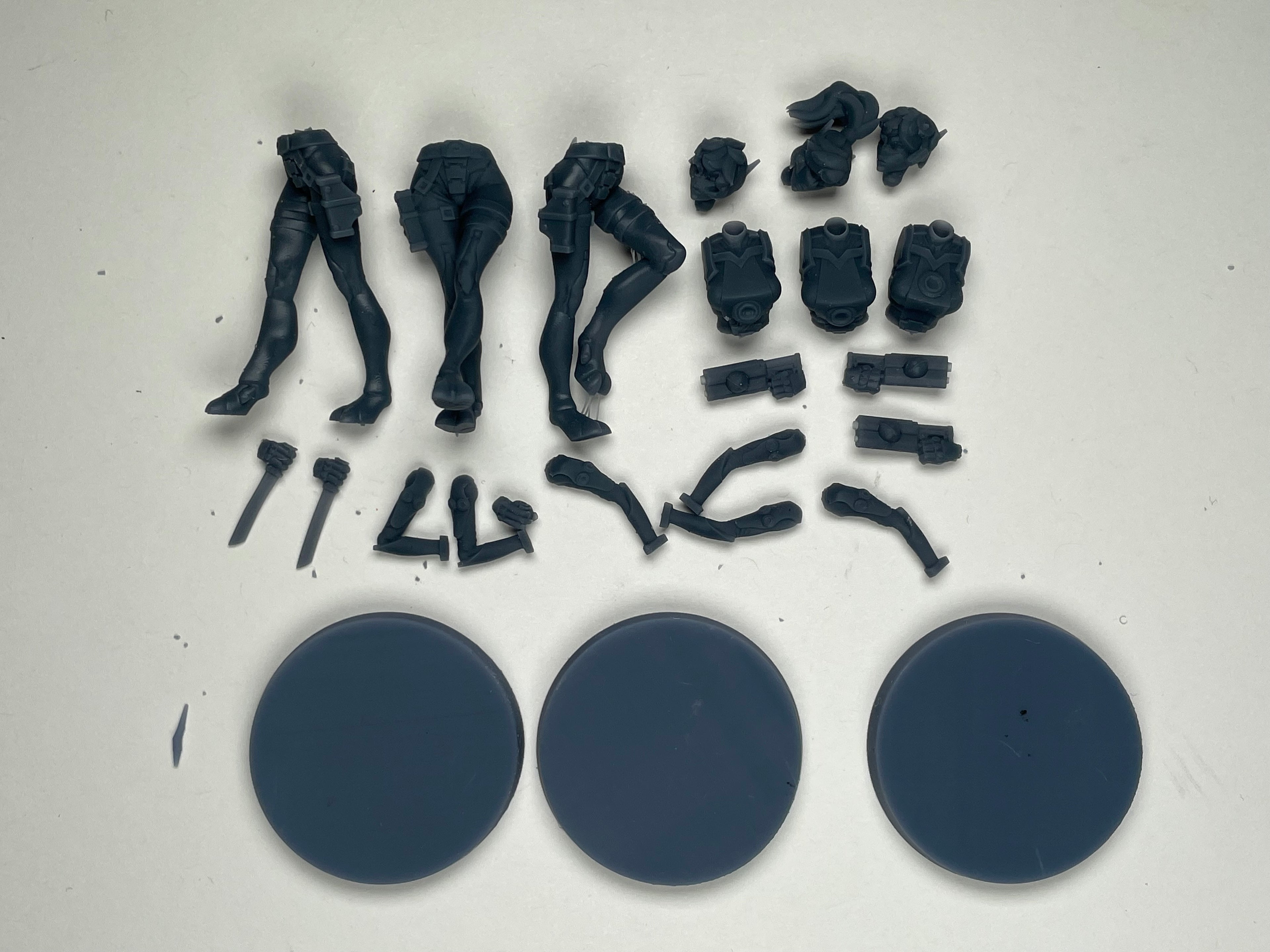 Greater Good Pilots. 3D printed minis.