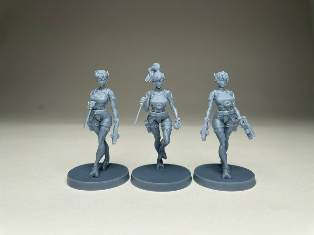 Greater Good Pilots. 3D printed minis.