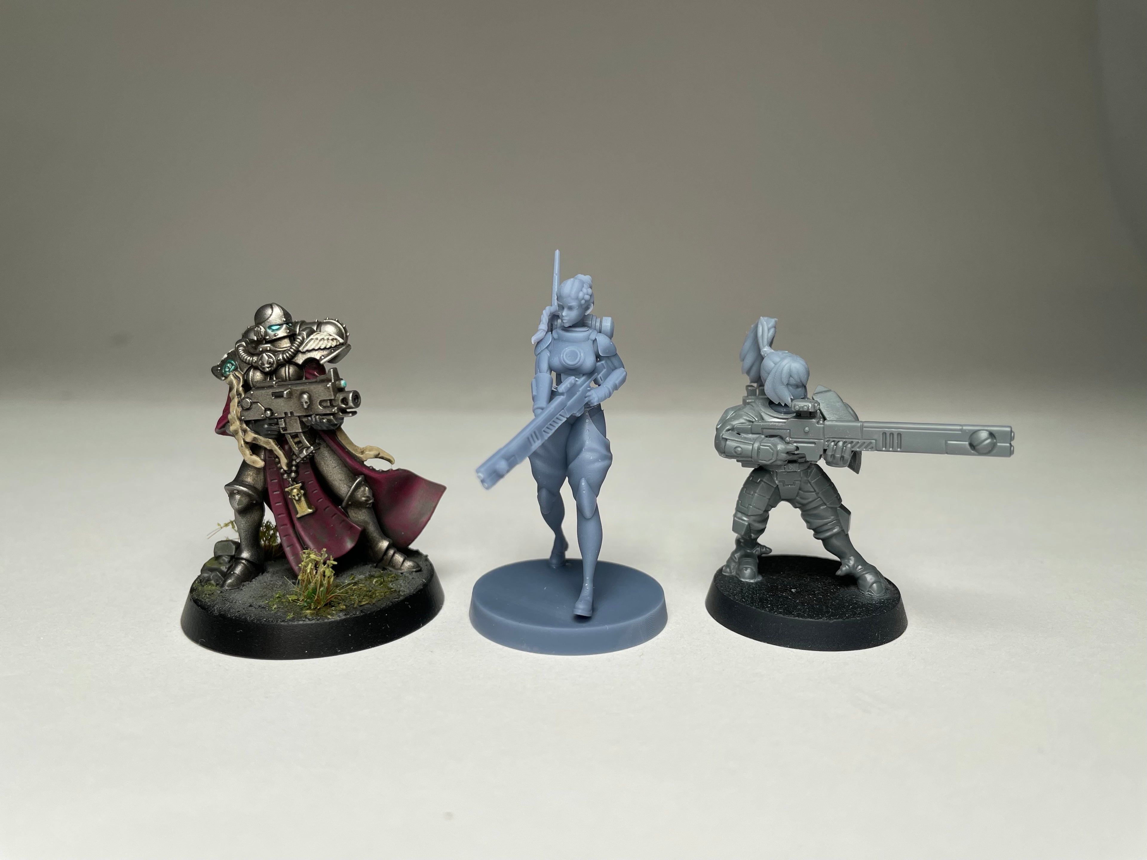 Greater Good Human Auxiliaries. 3D printed mini.