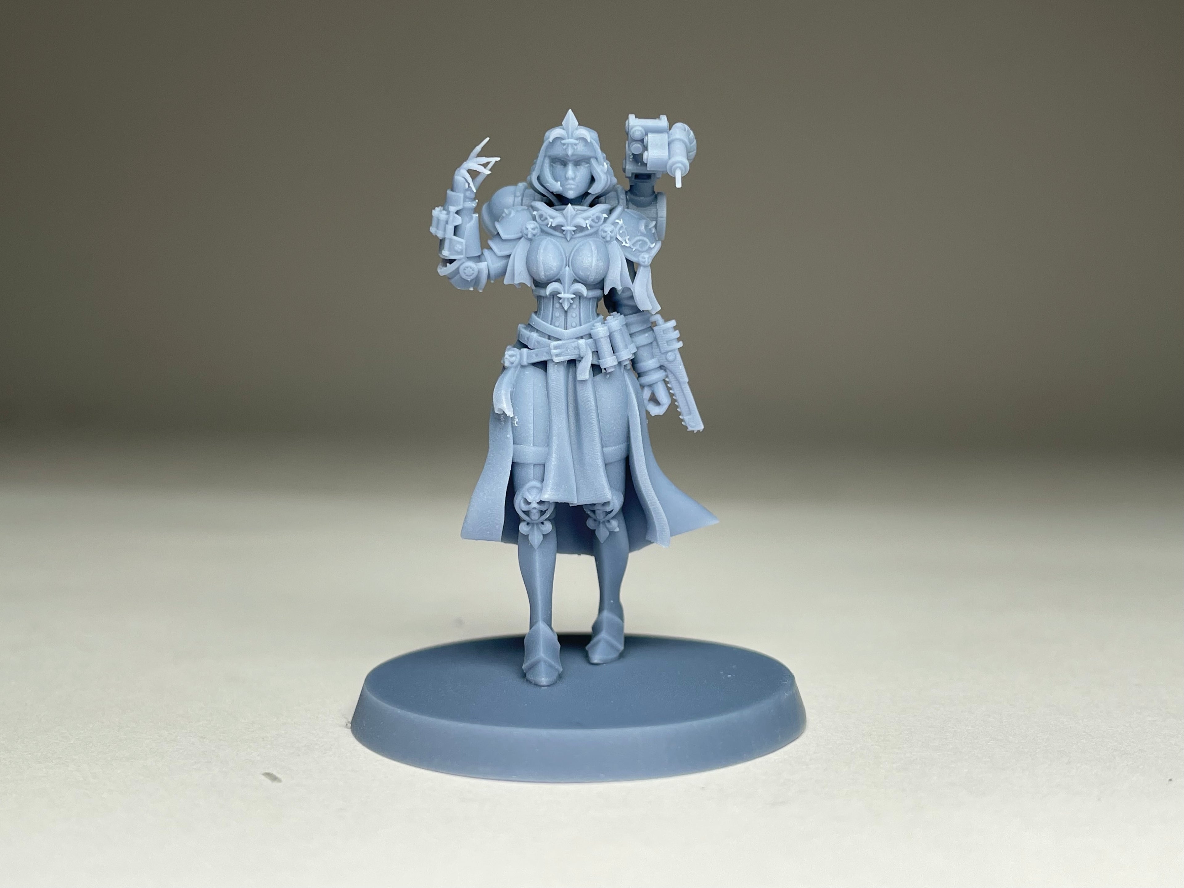 Space Nuns Hospitaller. 3D printed mini.