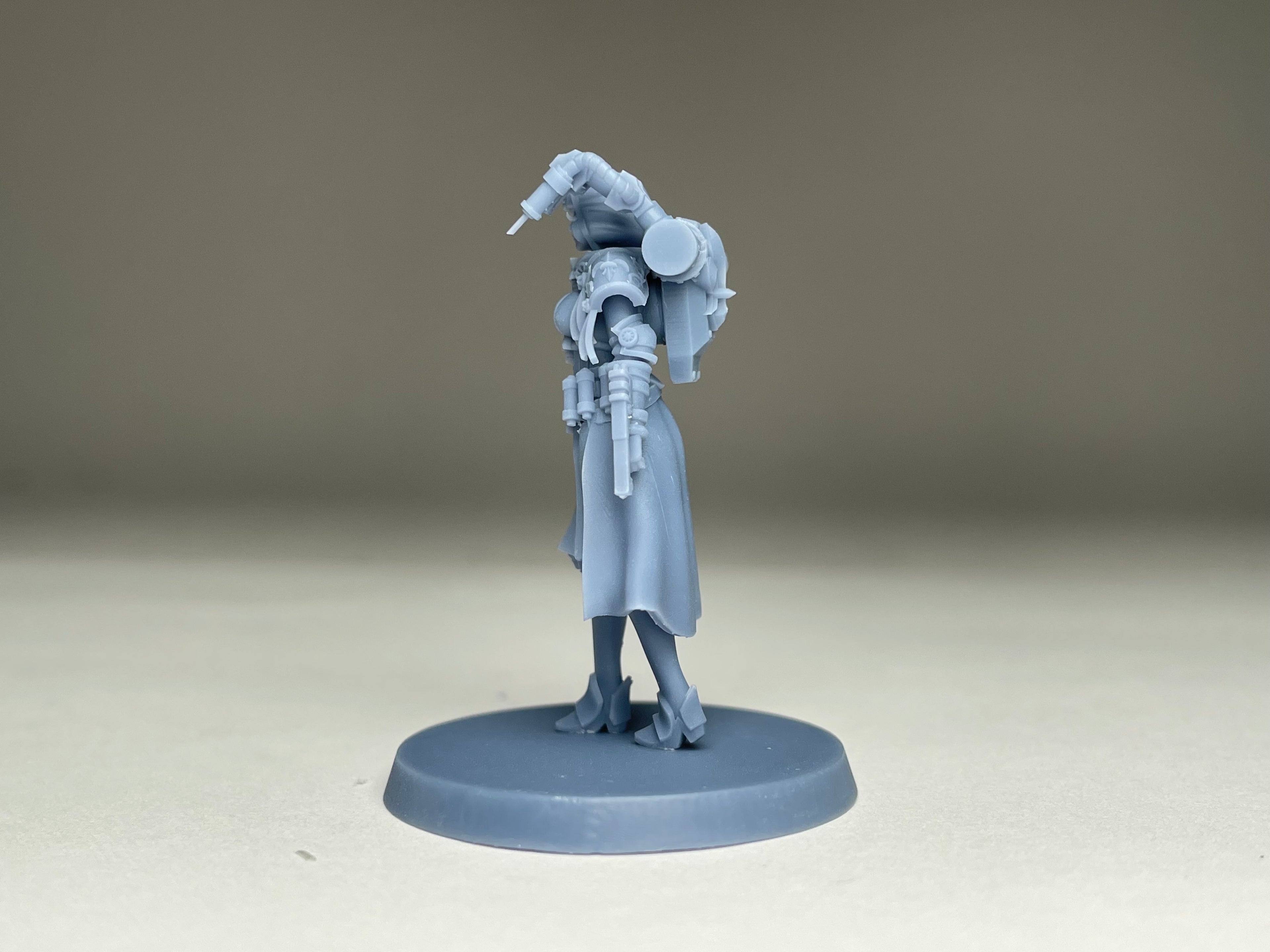 Space Nuns Hospitaller. 3D printed mini.