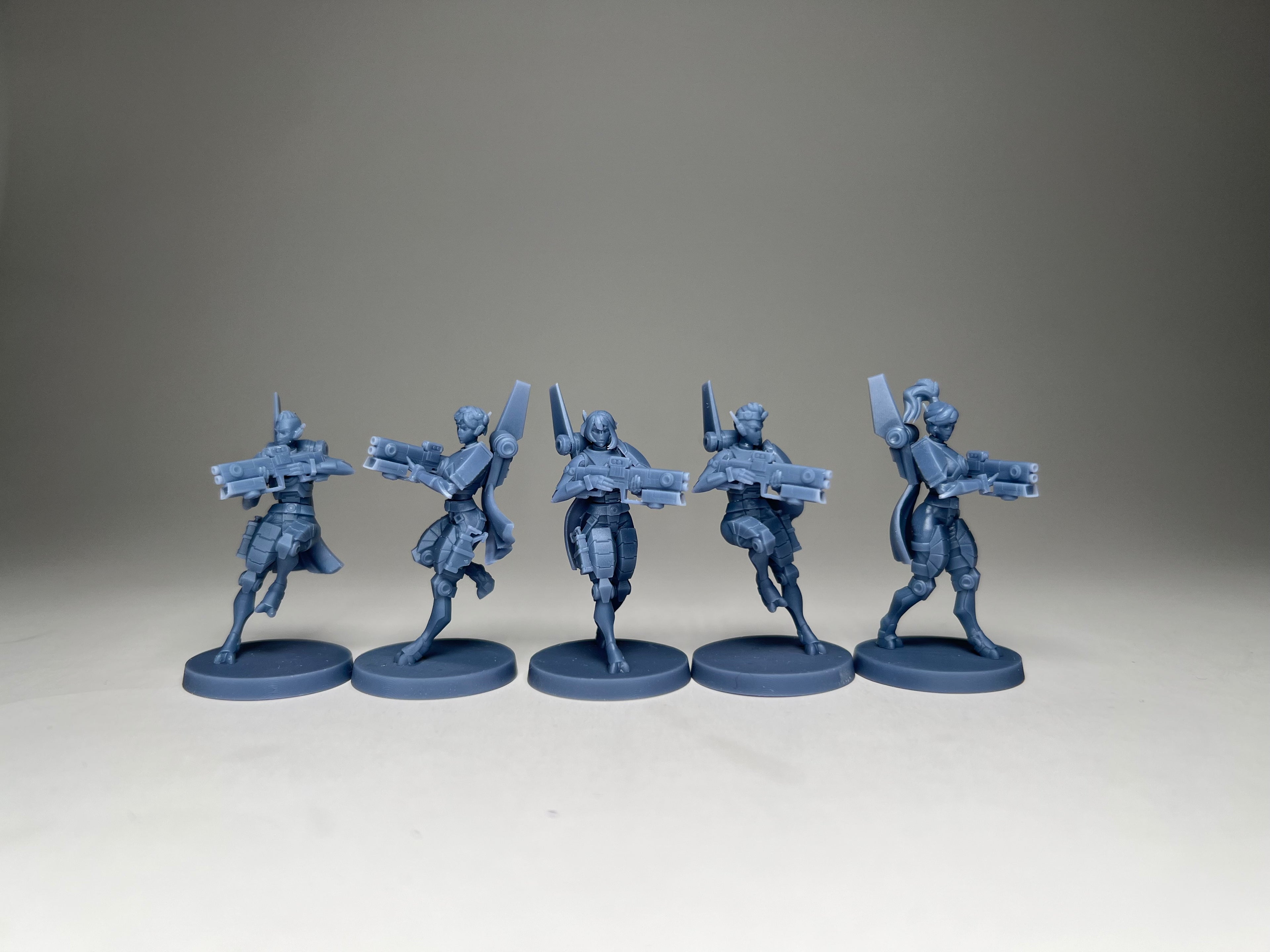 Greater Good Warriors. 3D printed mini.