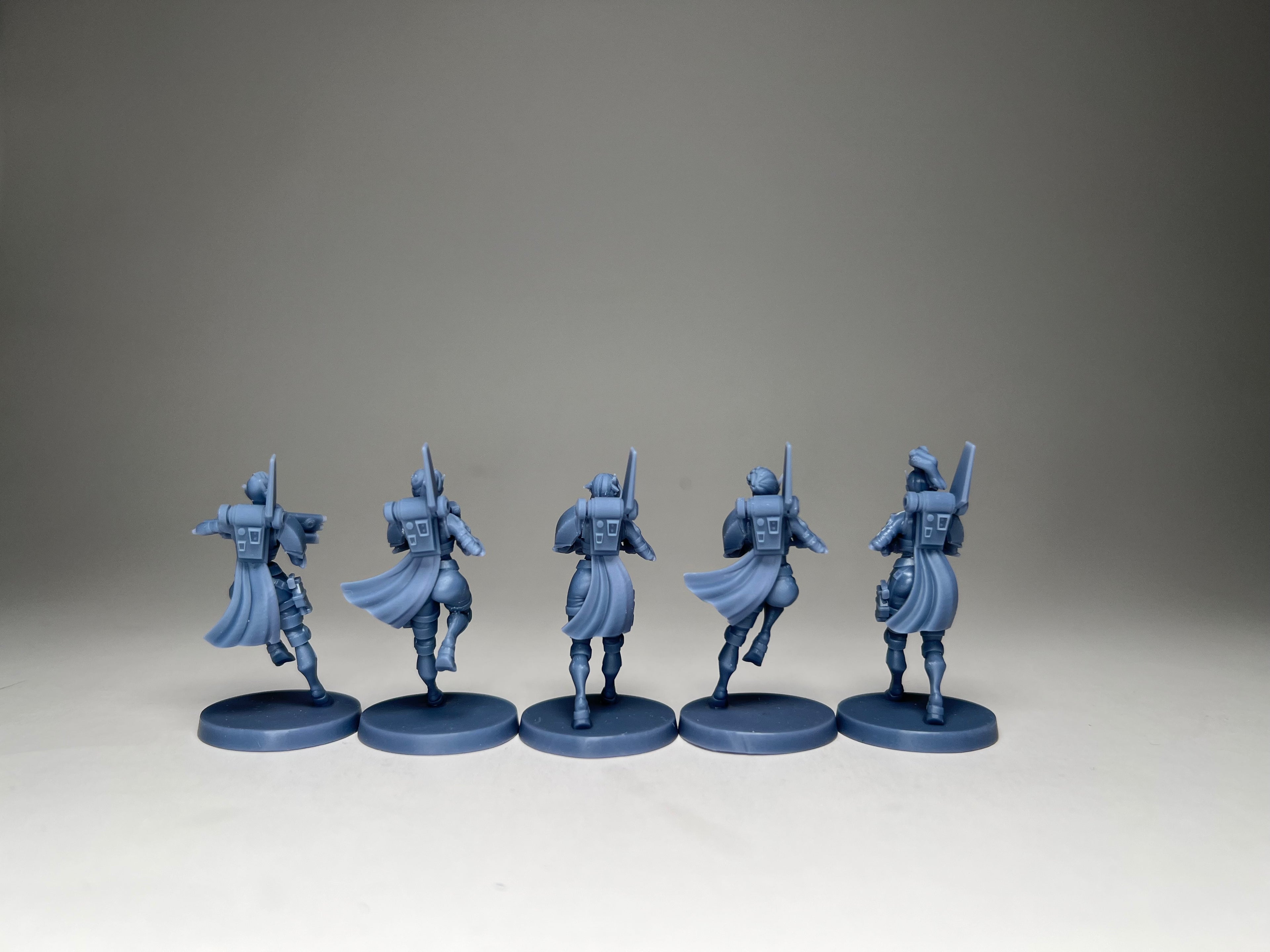 Greater Good Warriors. 3D printed mini.