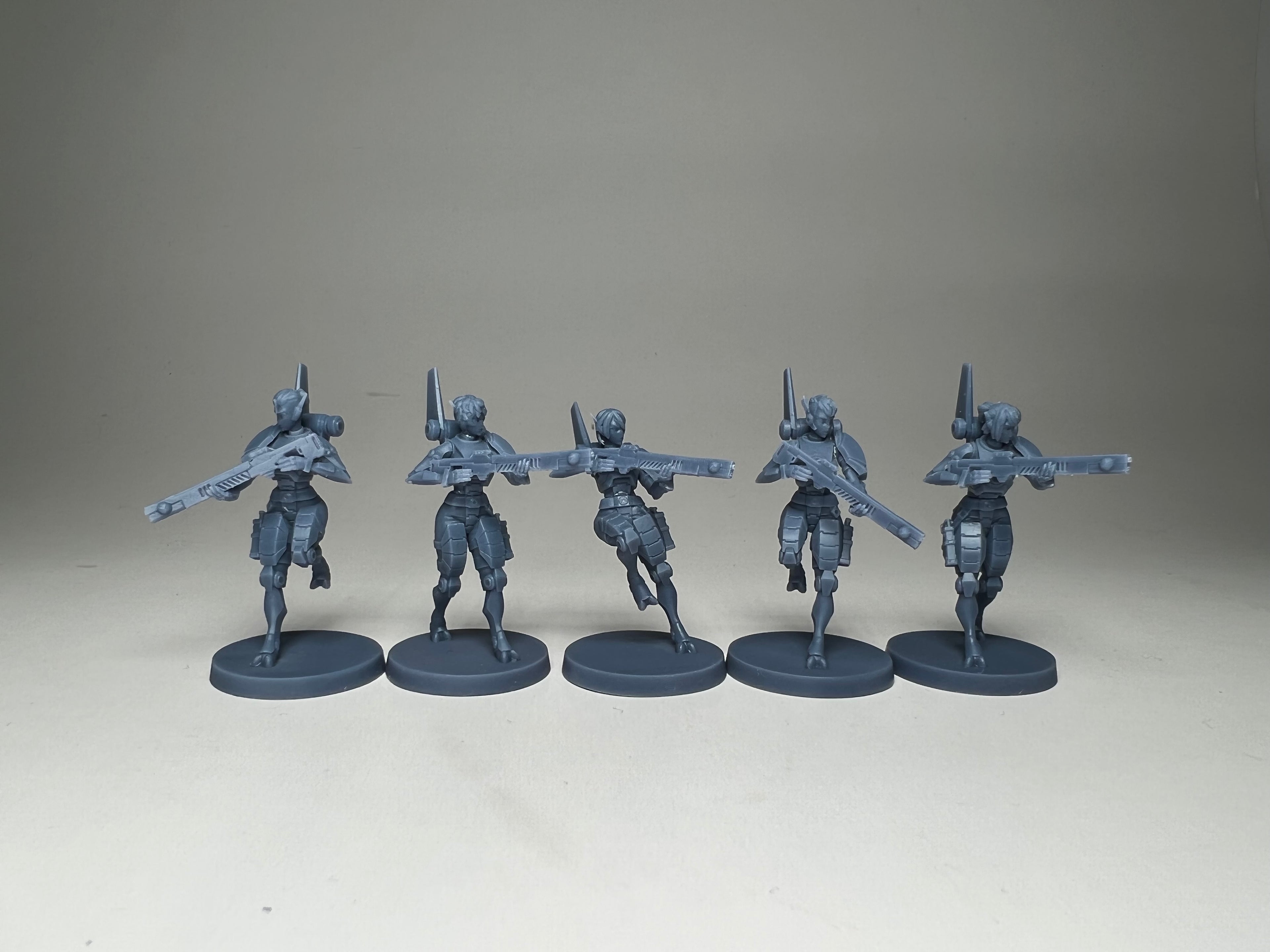 Greater Good Warriors. 3D printed mini.