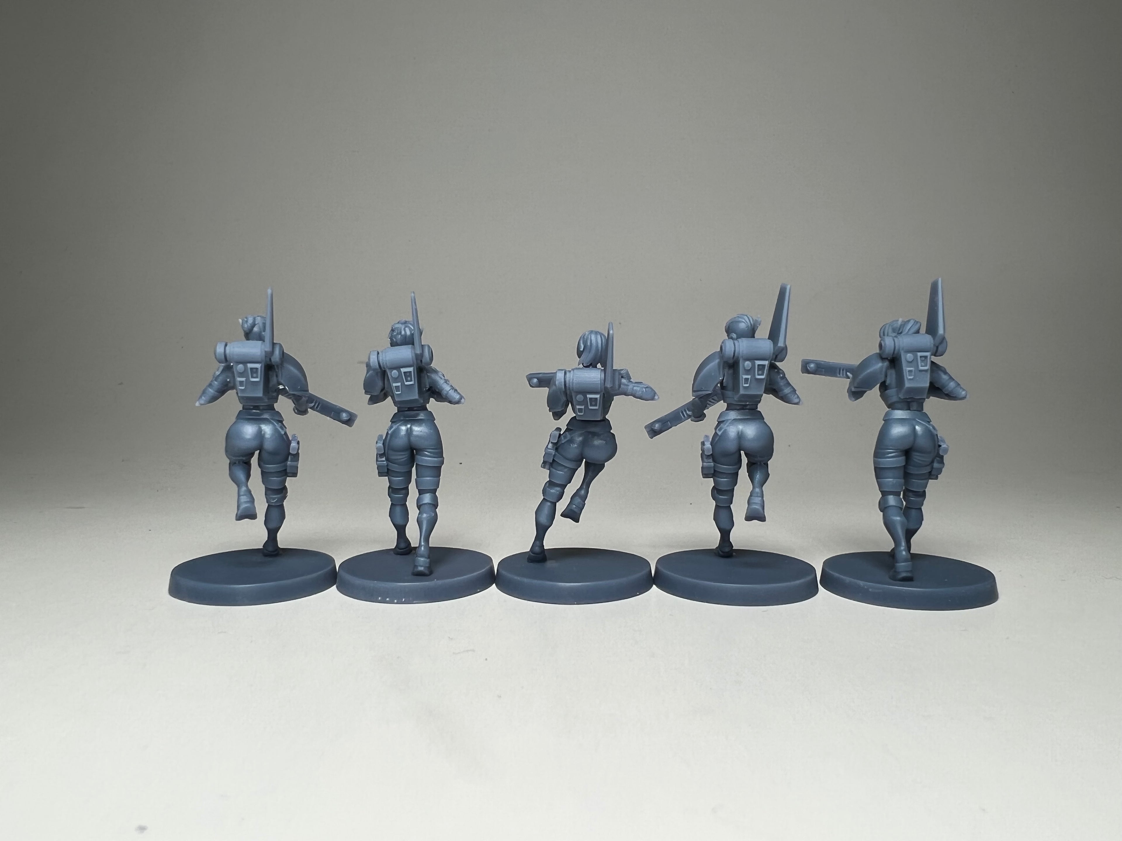 Greater Good Warriors. 3D printed mini.