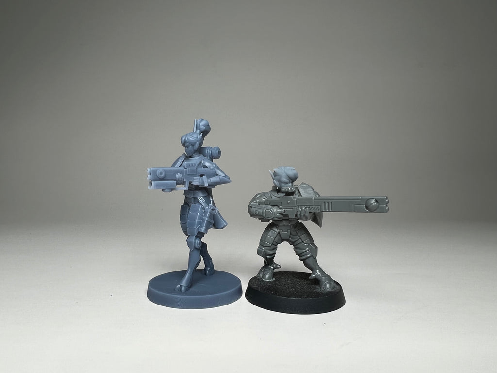 Greater Good Breachers. 3D printed mini.