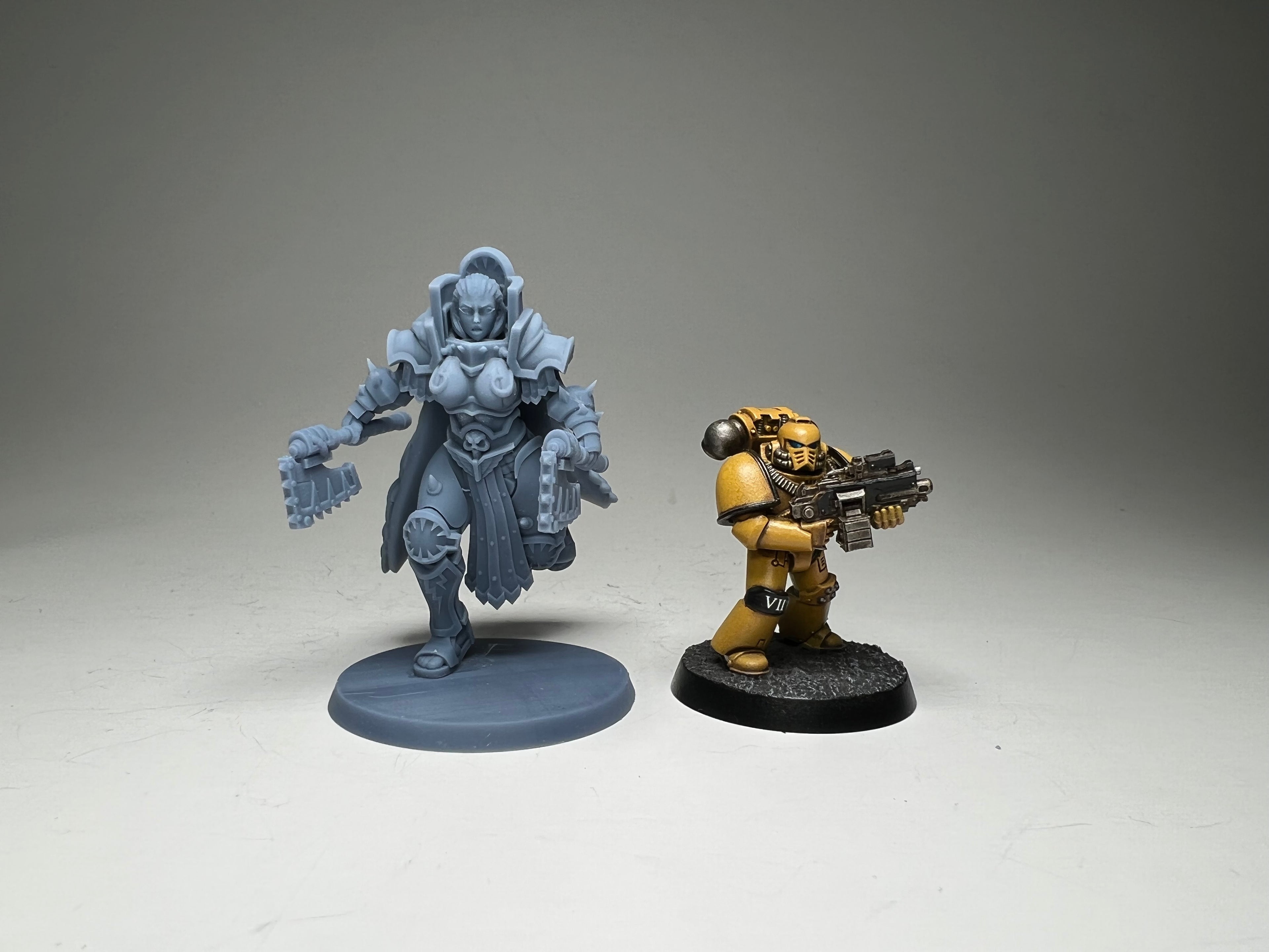 Matriarch Lady Angronia. 3D printed mini.