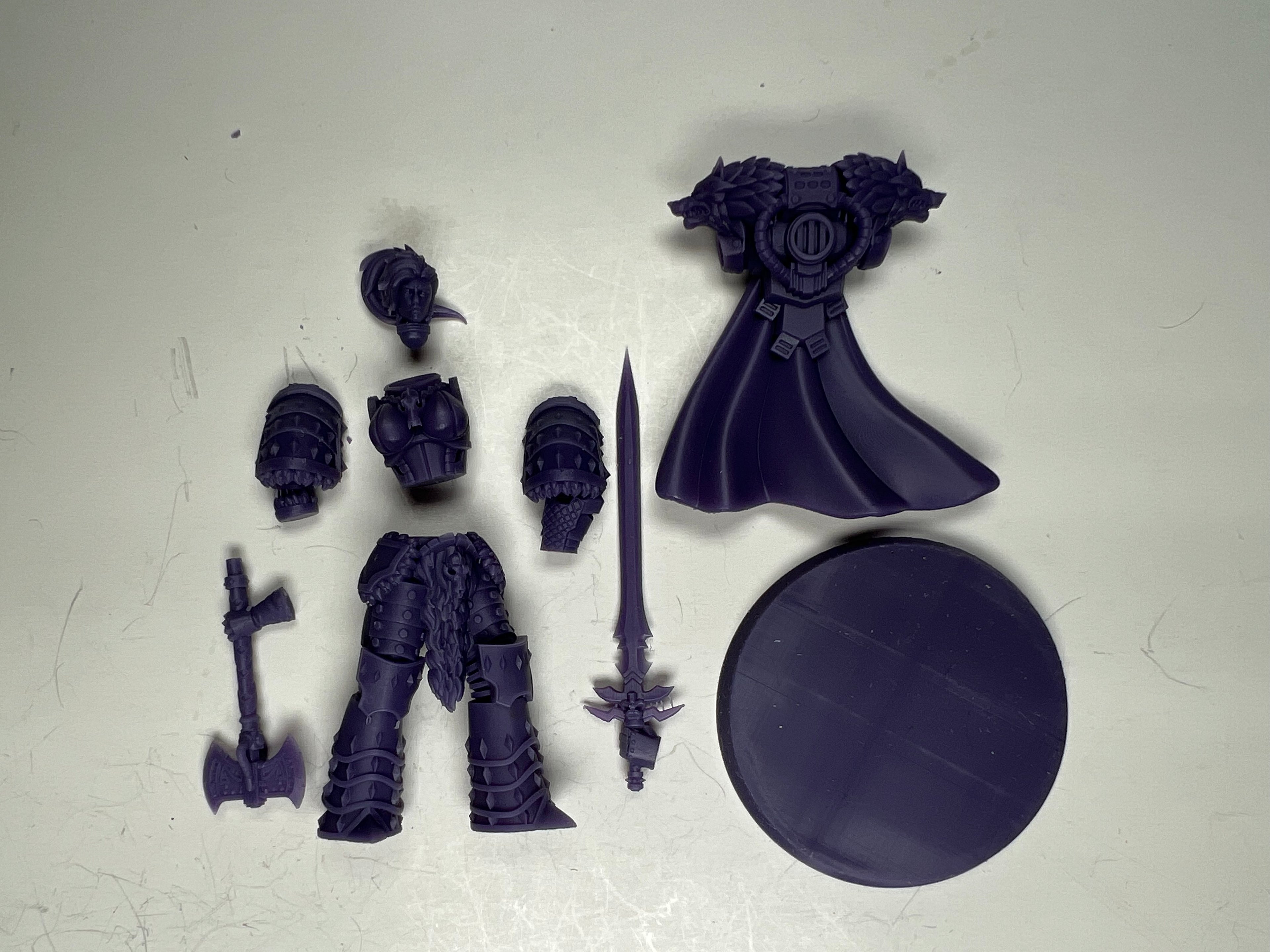 Matriarch Lady Freya. 3D printed mini.