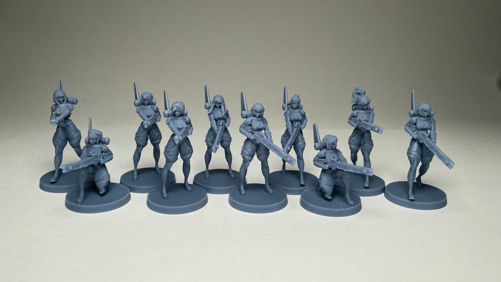 Greater Good Human Auxiliaries. 3D printed mini.