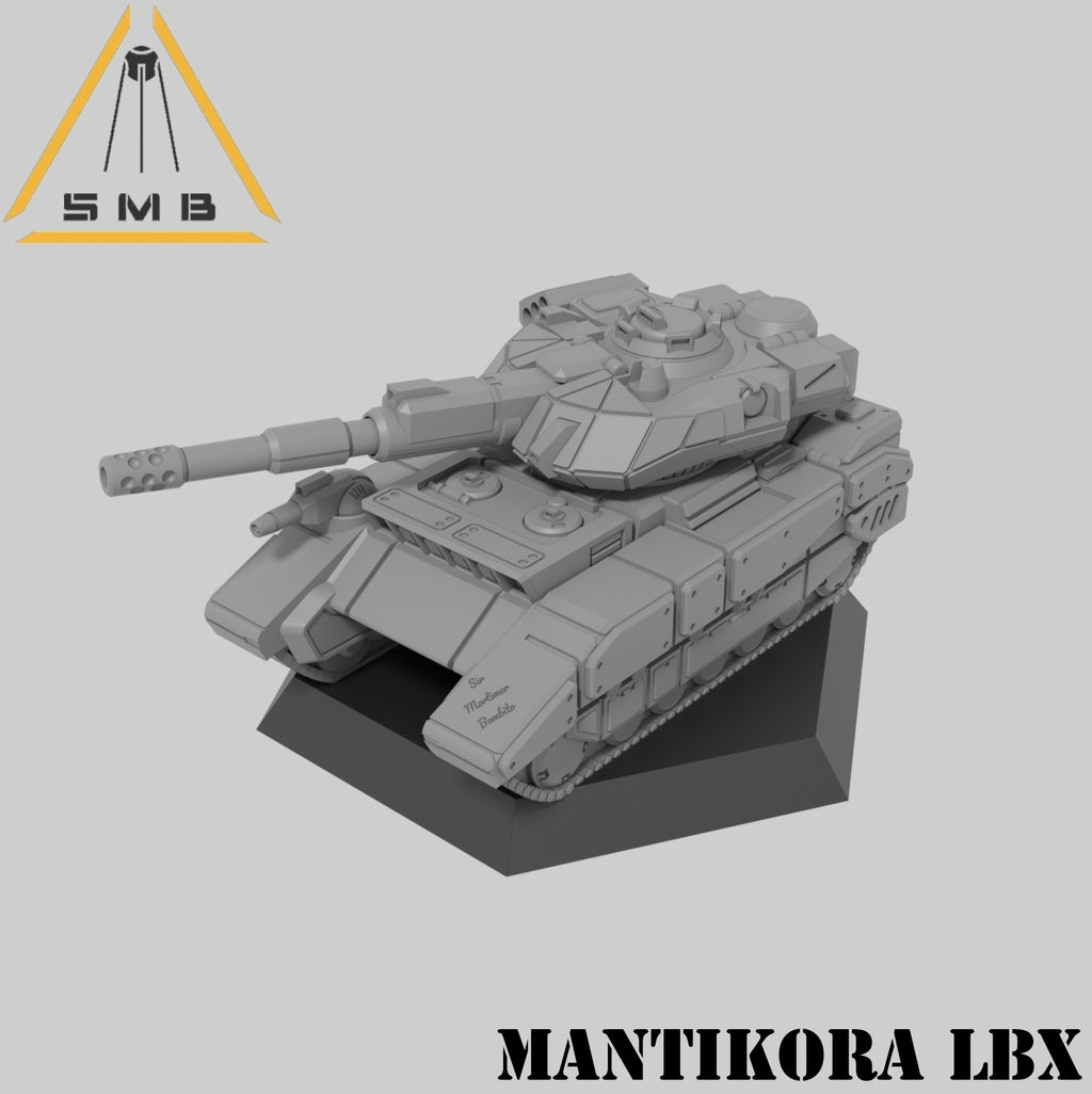 Mantikora Tank. 3D printed mini.