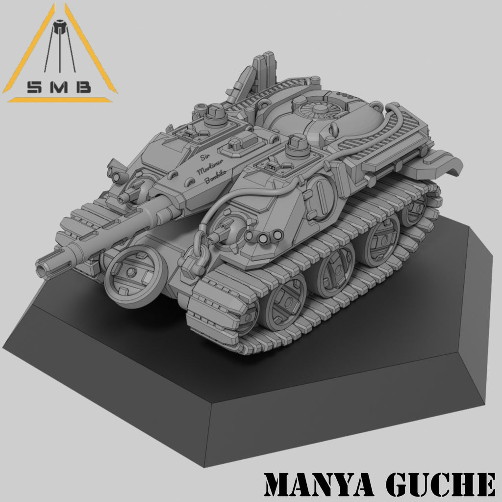 Manya Guche Tank. 3D printed mini.