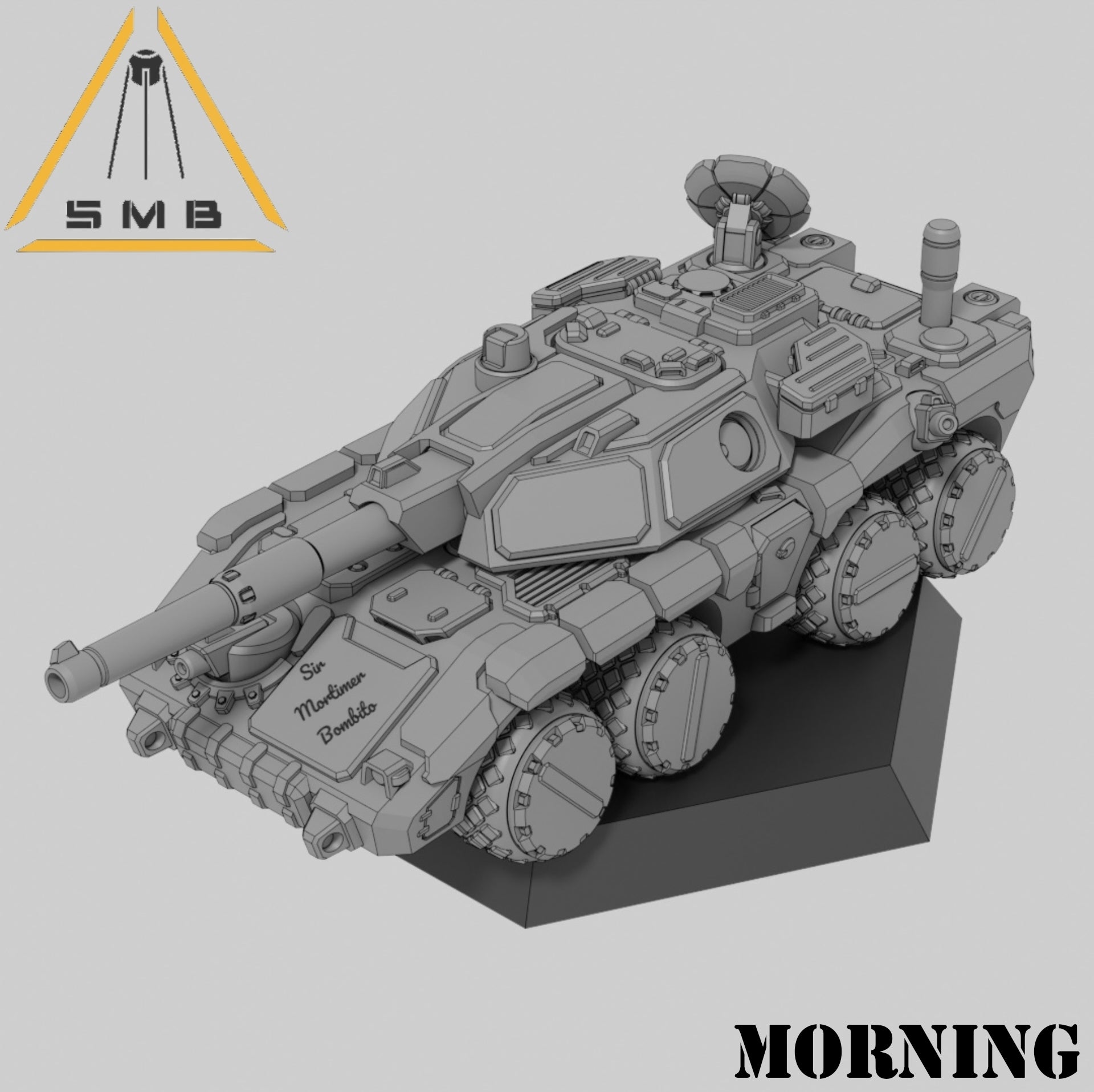 Morning HQ Tank. 3D printed mini.