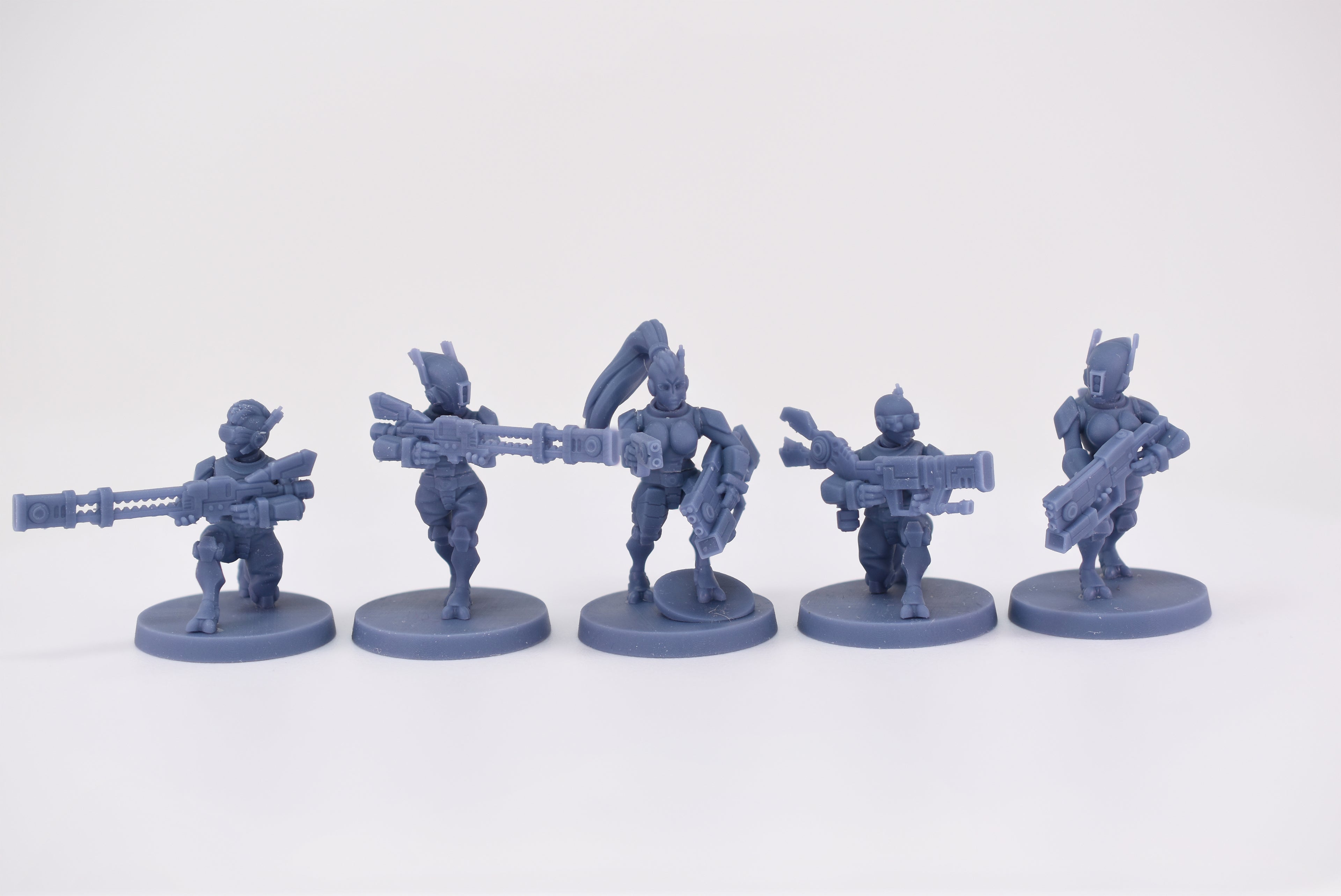 Greater Good Pathfinders Short. 3D printed minis.