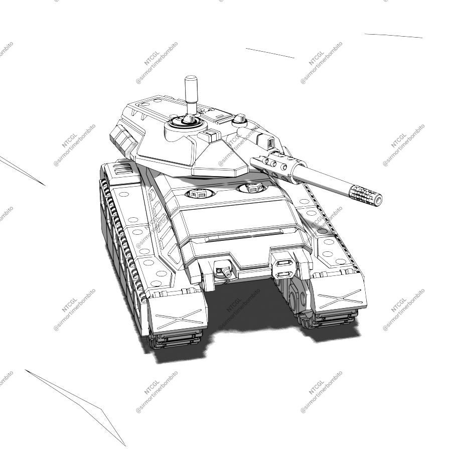 Veddi NTCGL Tank. 3D printed mini.