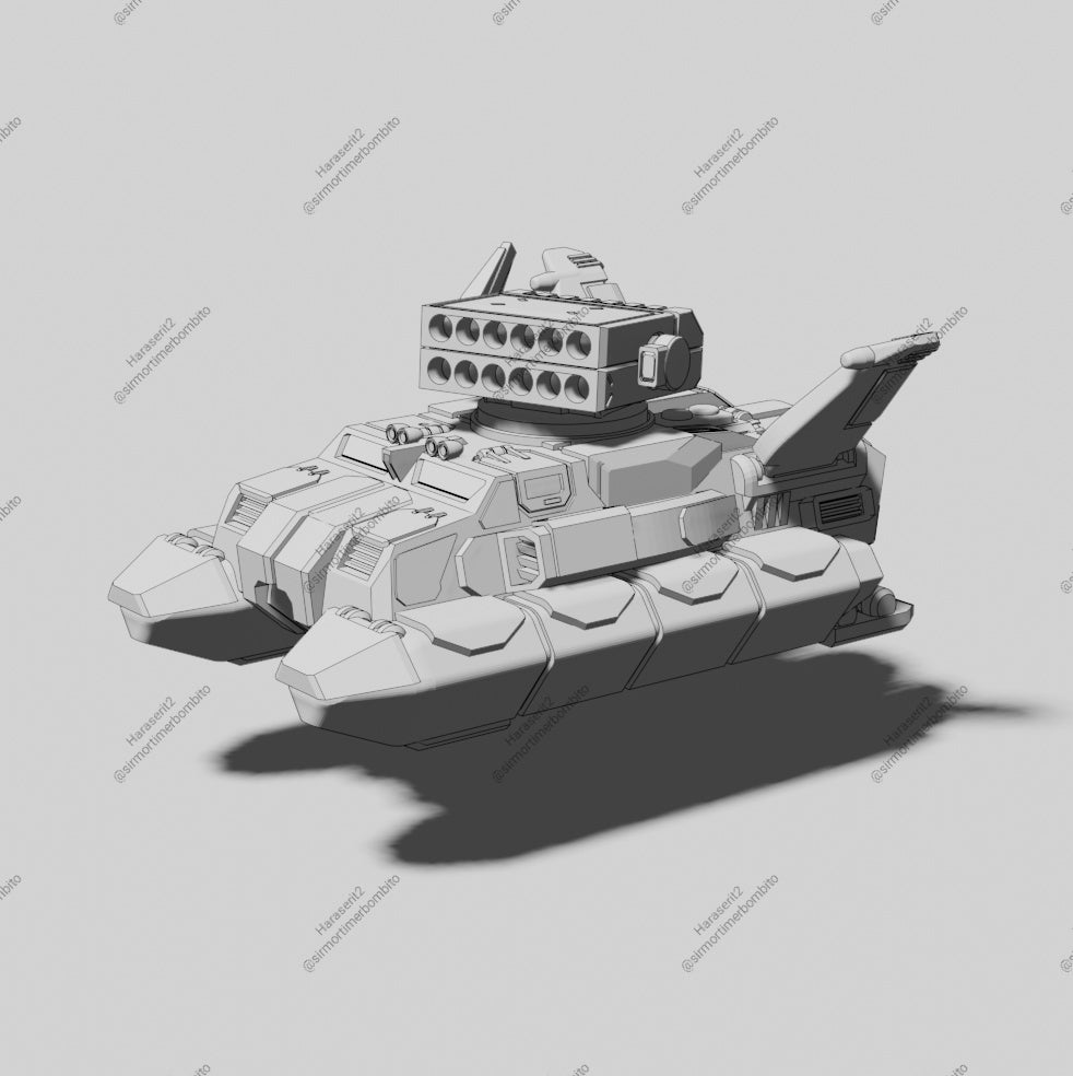 Haraserit Hovercraft. 3D printed mini.