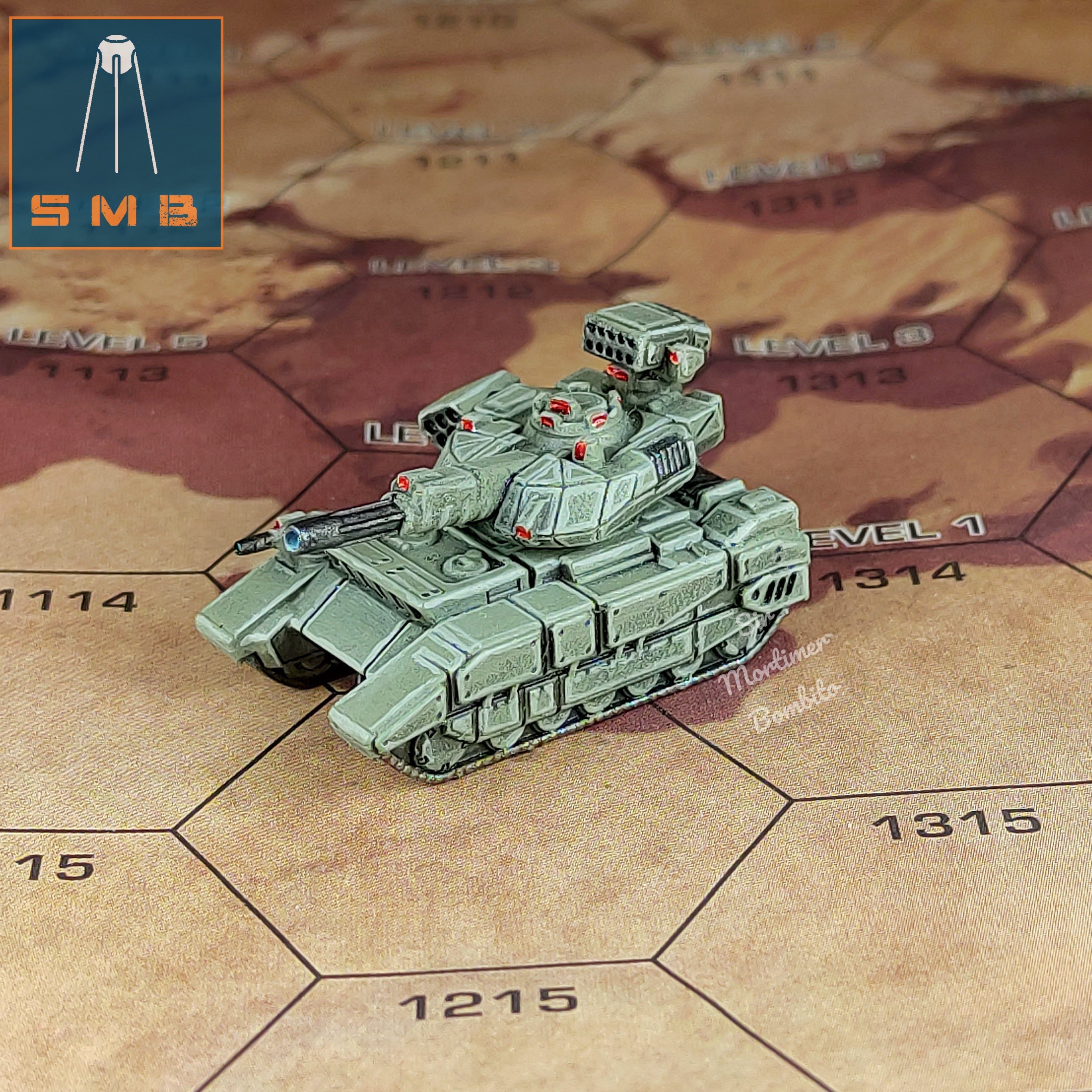 Mantikora Tank. 3D printed mini.