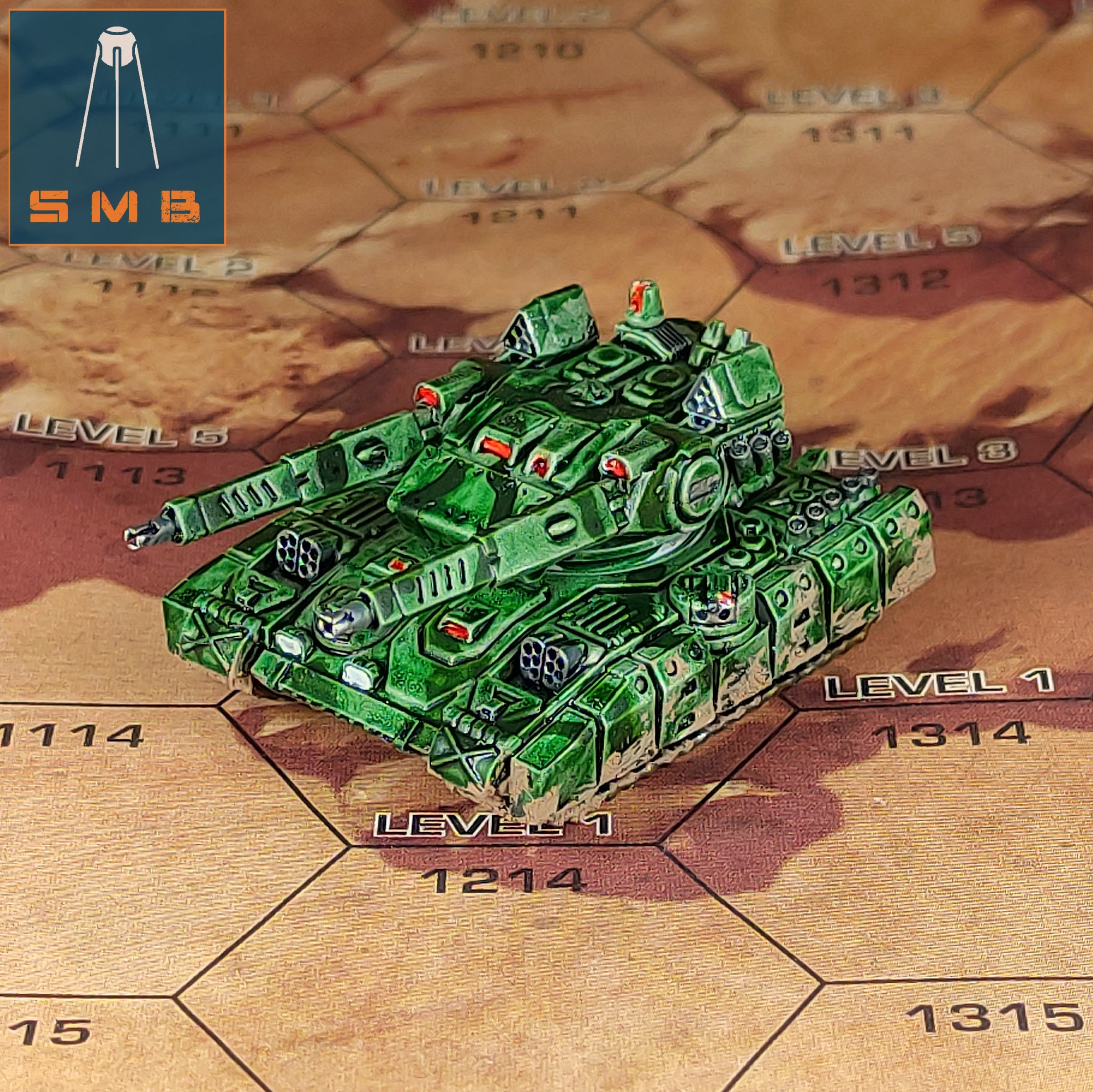 Behemotik Tank. 3D printed mini.