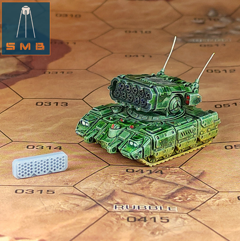 Nesun Raket Tank. 3D printed mini.