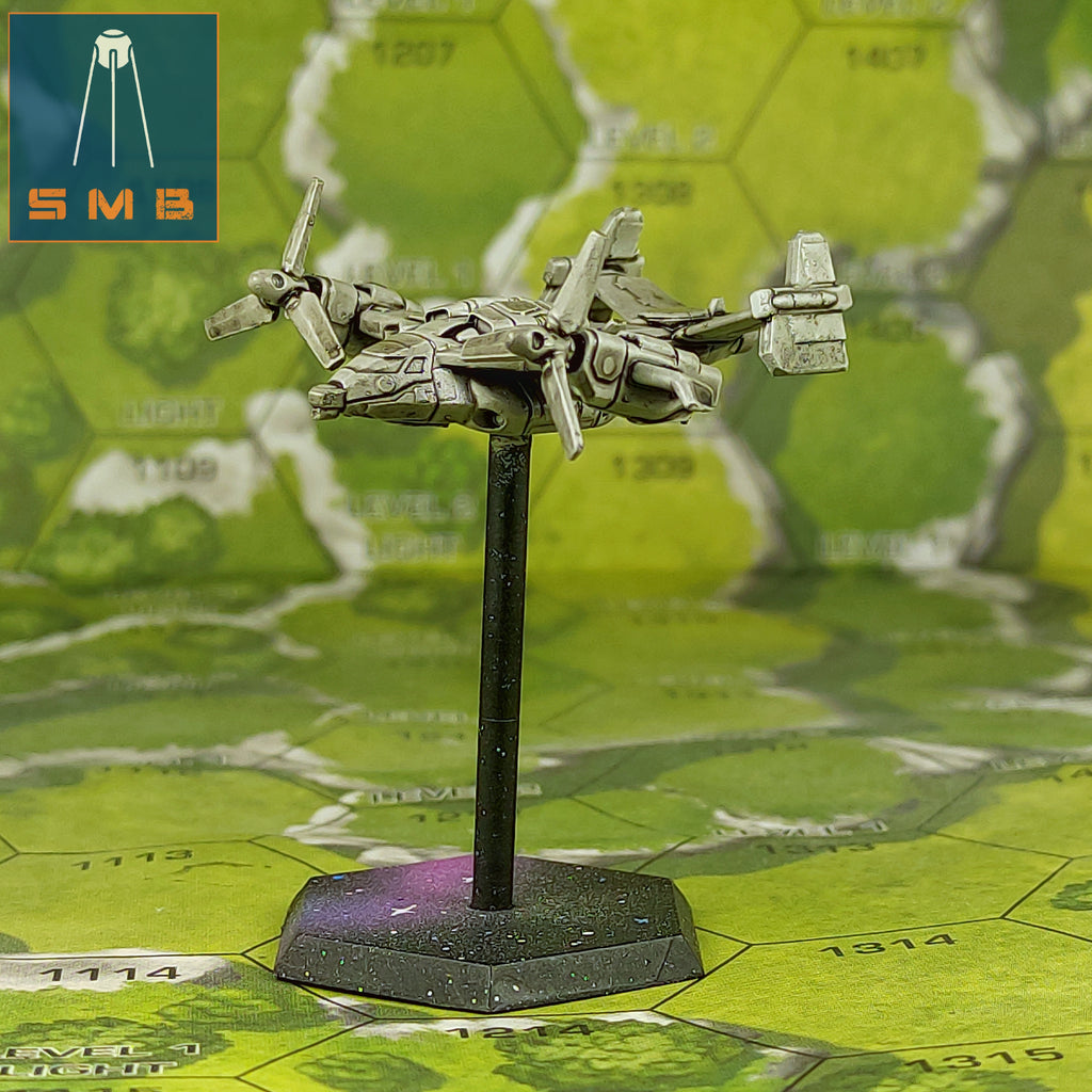 Karnvtol VTOL transport. 3D printed mini.