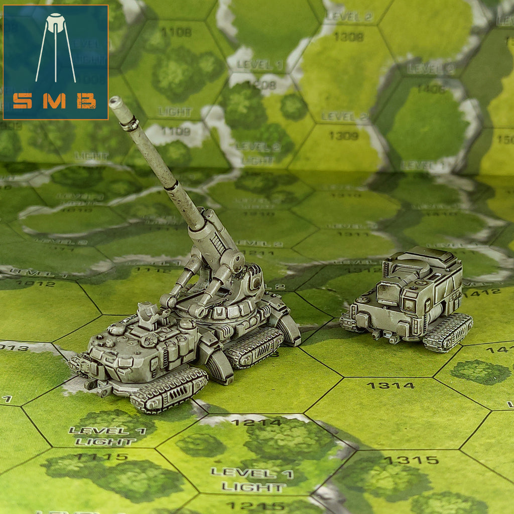 Long Tommy artillery. 3D printed mini.