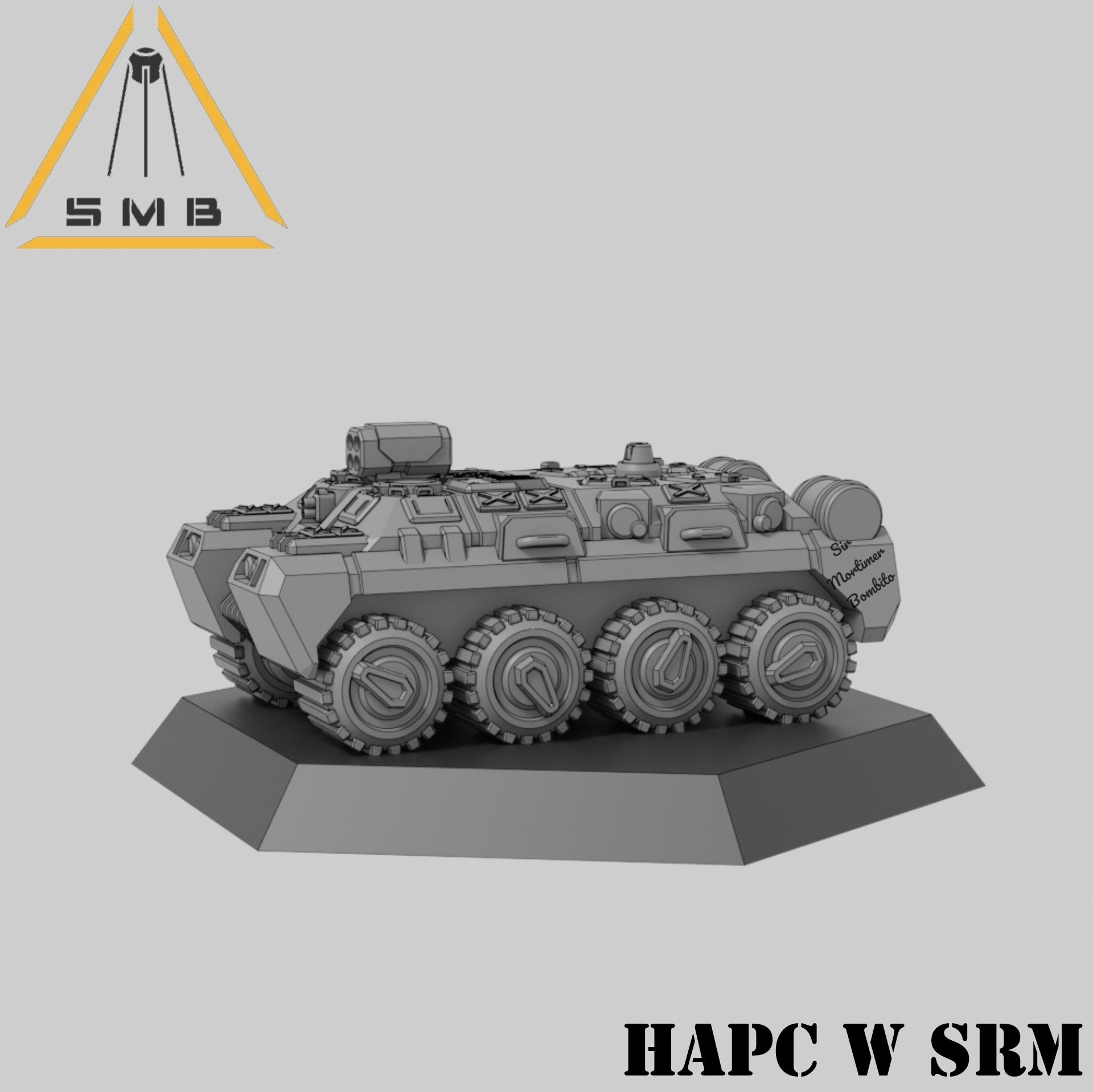 HAPC Wheeled Transport. 3D printed mini.
