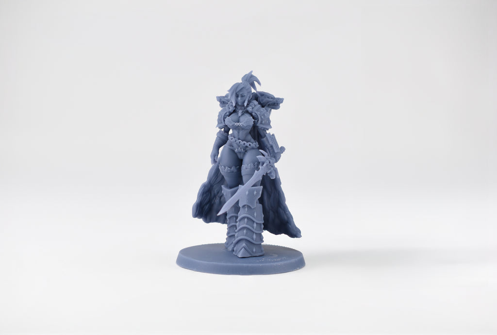 Matriarch Lady Freya 3 Waifu. 3D printed mini.
