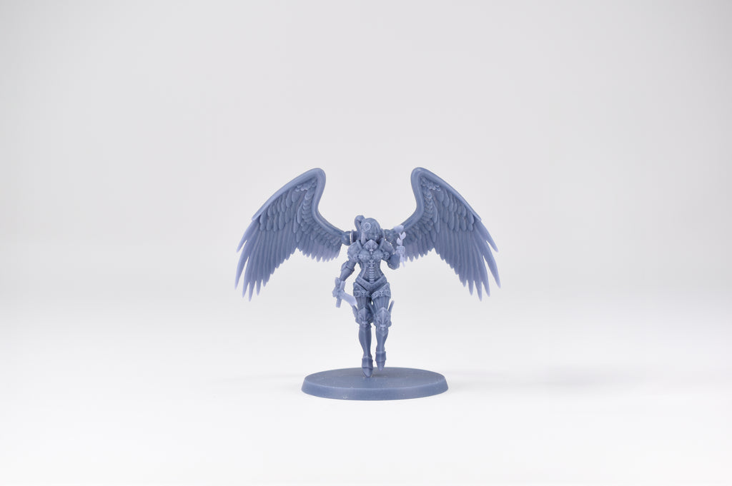 Space Nuns Angel Saint. 3D printed mini.