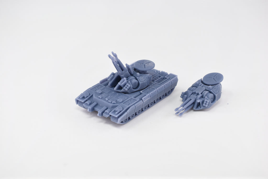 ZSU Partisan Tank. 3D printed mini.