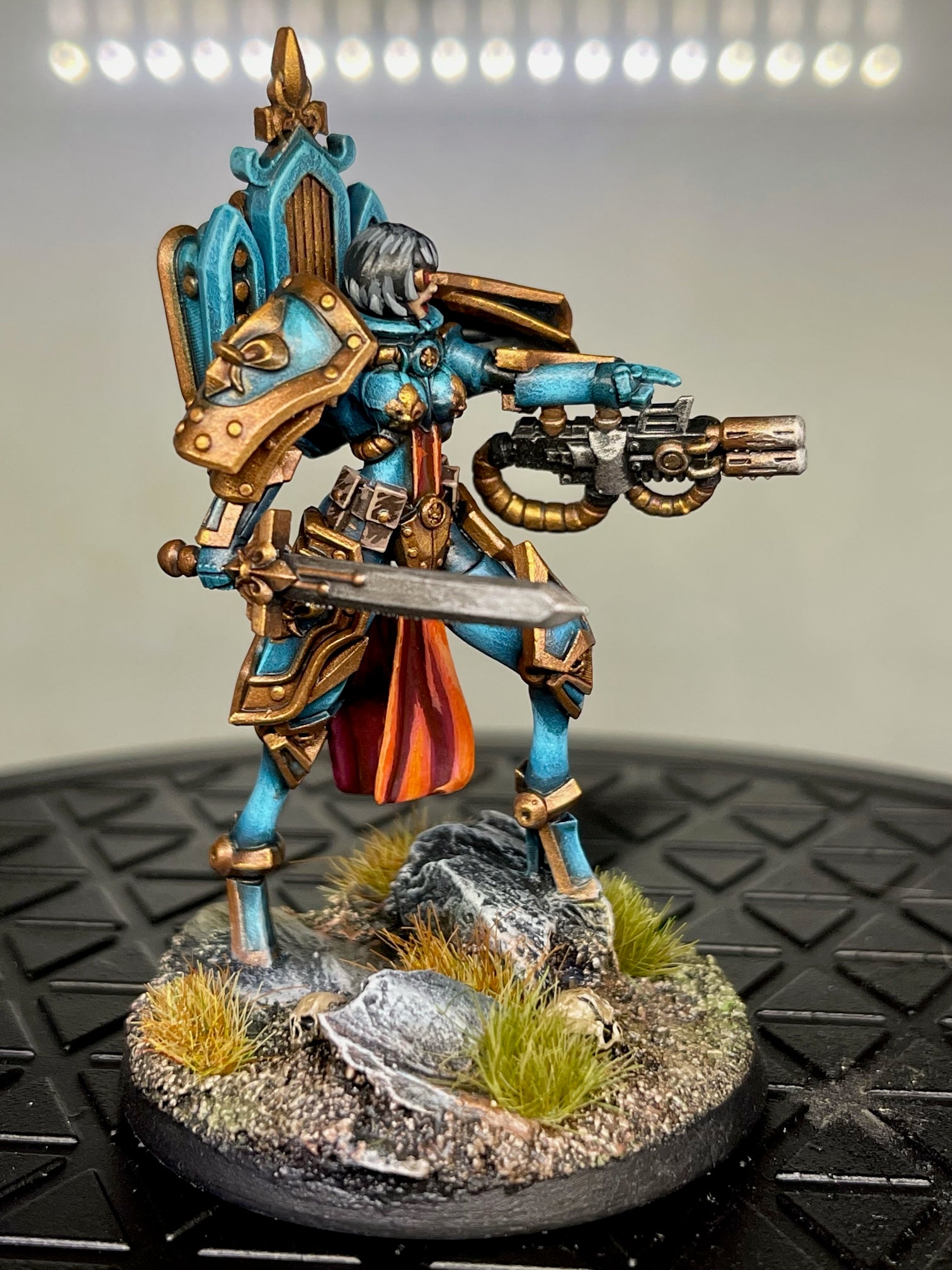 Space Nuns Heavy Warsuit squad (3 models). 3D printed minis