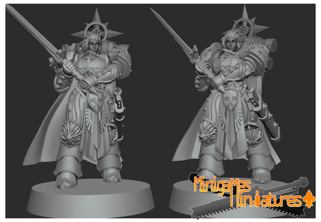 Matriarch Lady Lioness. 3D printed mini.
