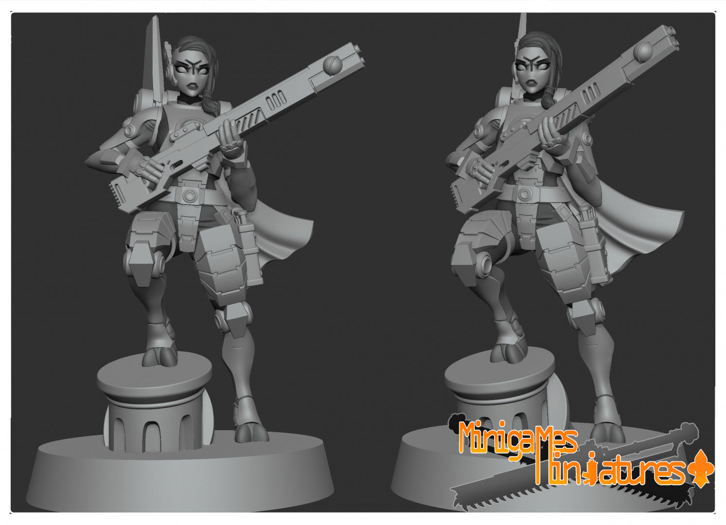 Greater Good Fire Blade 2. 3D printed mini.