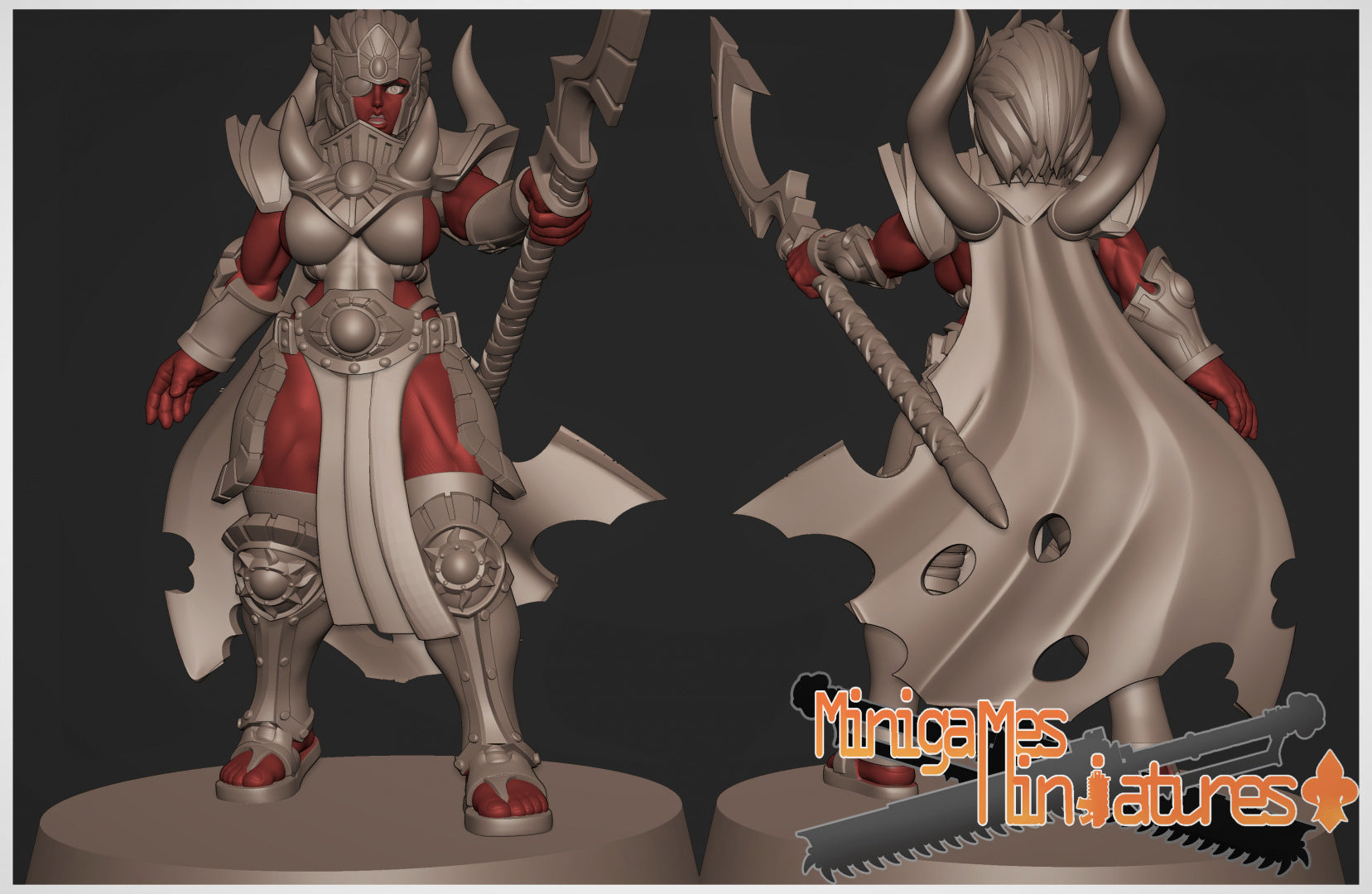 Matriarch Lady Magna 2. 3D printed mini.
