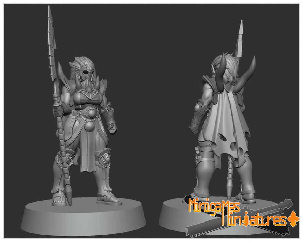 Matriarch Lady Magna. 3D printed mini.