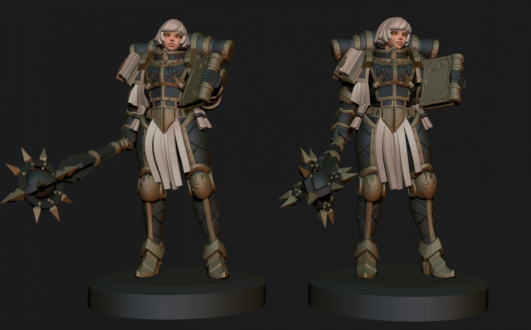 Matriarch Lady Aurelia. 3D printed mini.