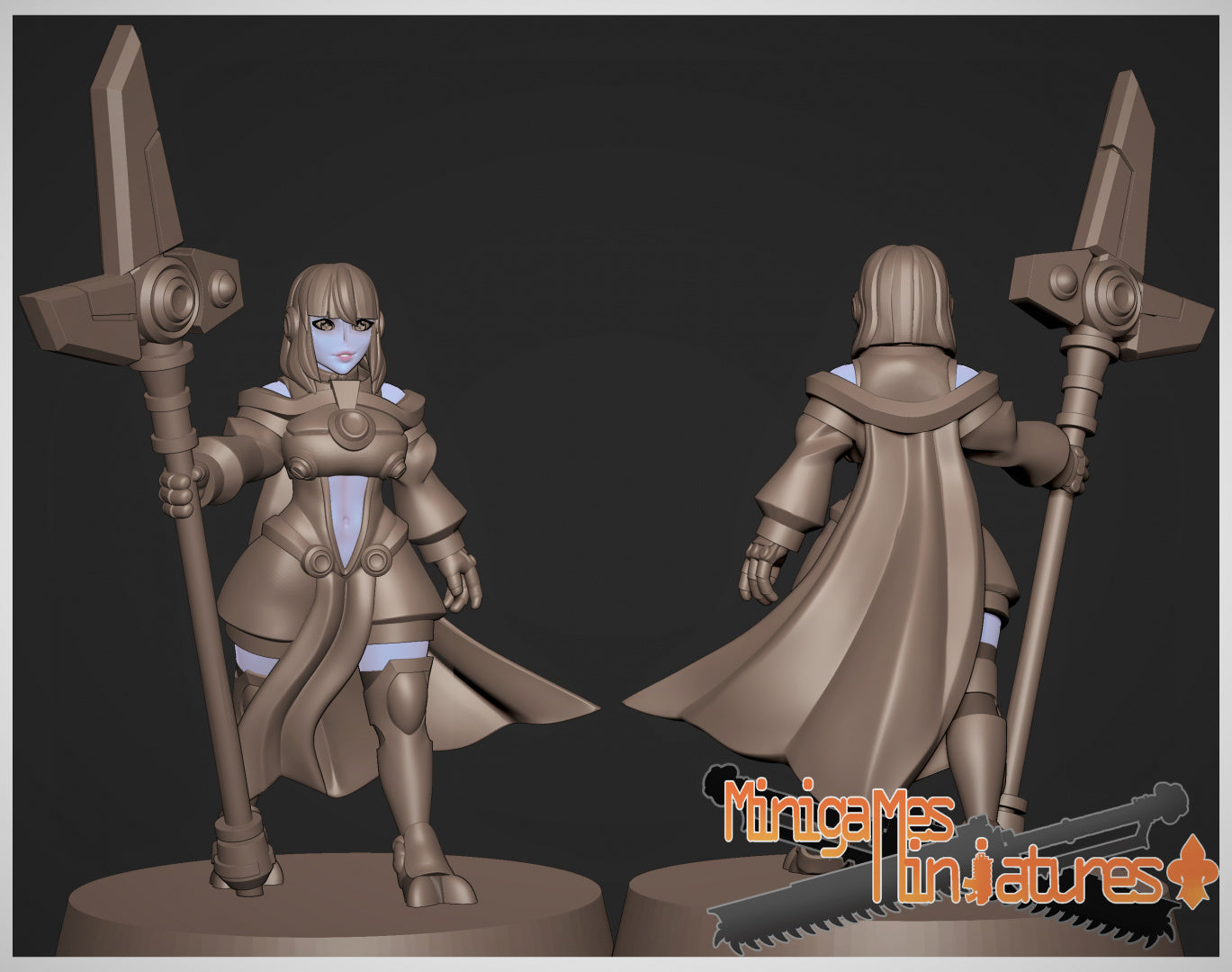 Greater Good Priest. 3D printed mini.