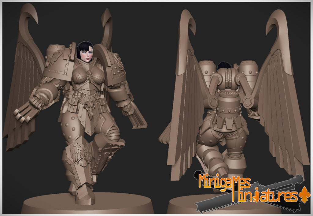 Matriarch Lady Cora. 3D printed mini.