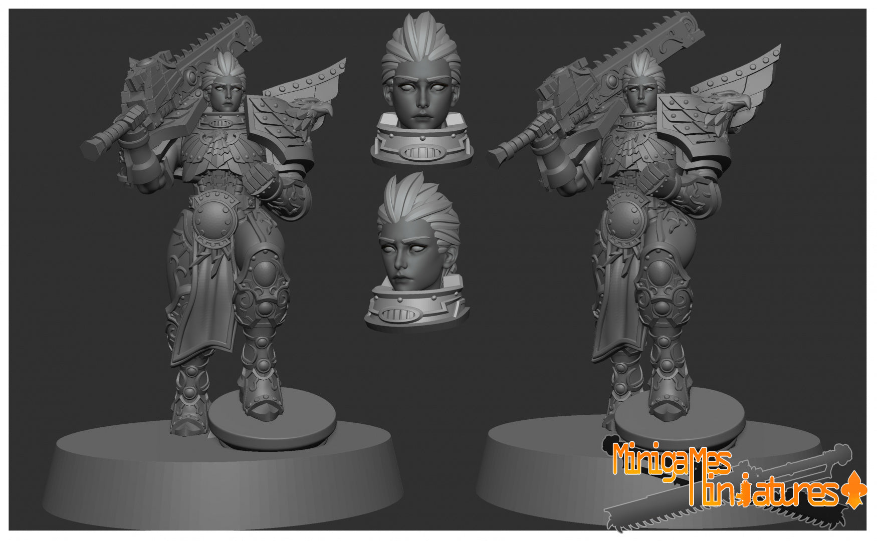 Matriarch Lady Dorn. 3D printed mini.